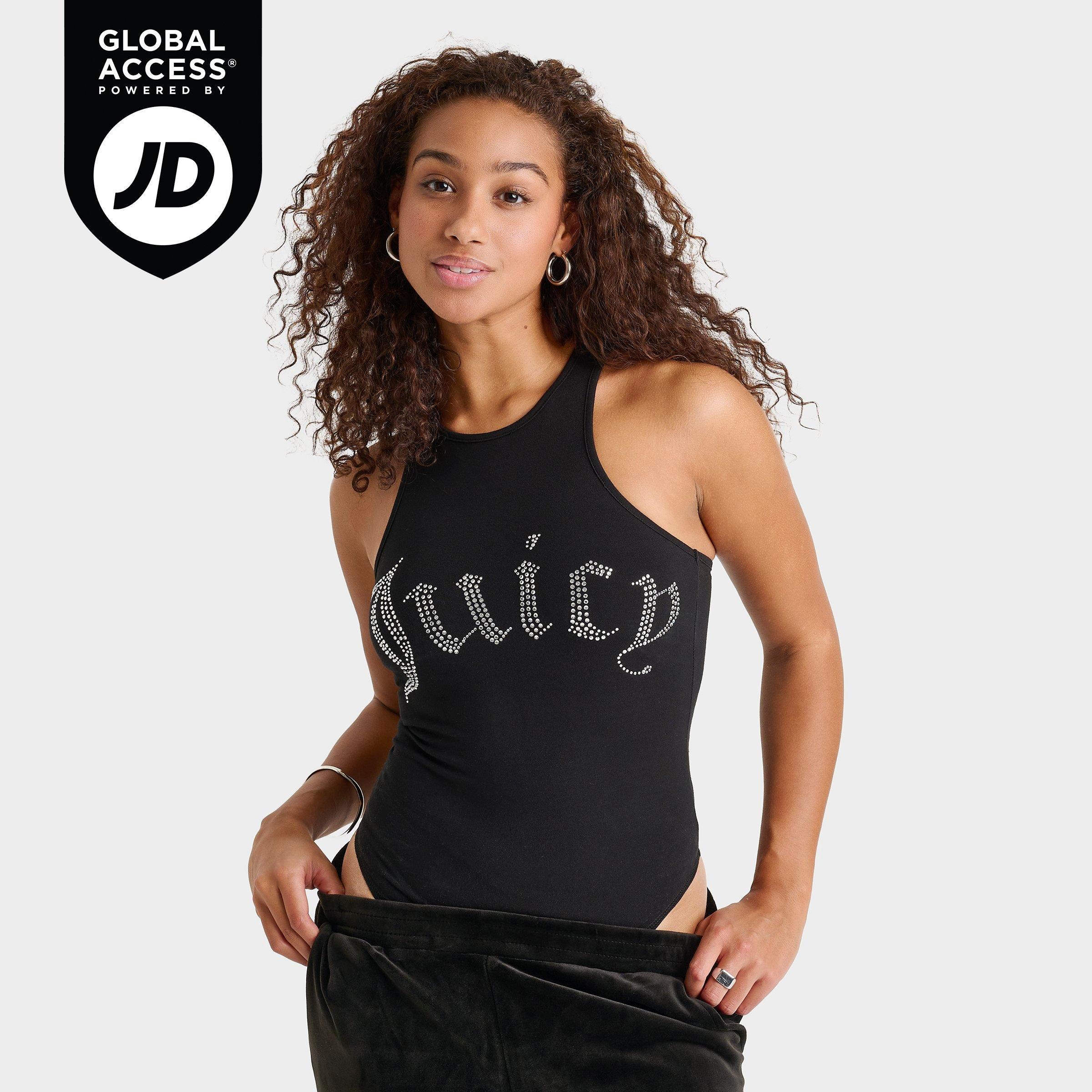 Juicy Couture Women's Bling Bodysuit in Black Size: XS