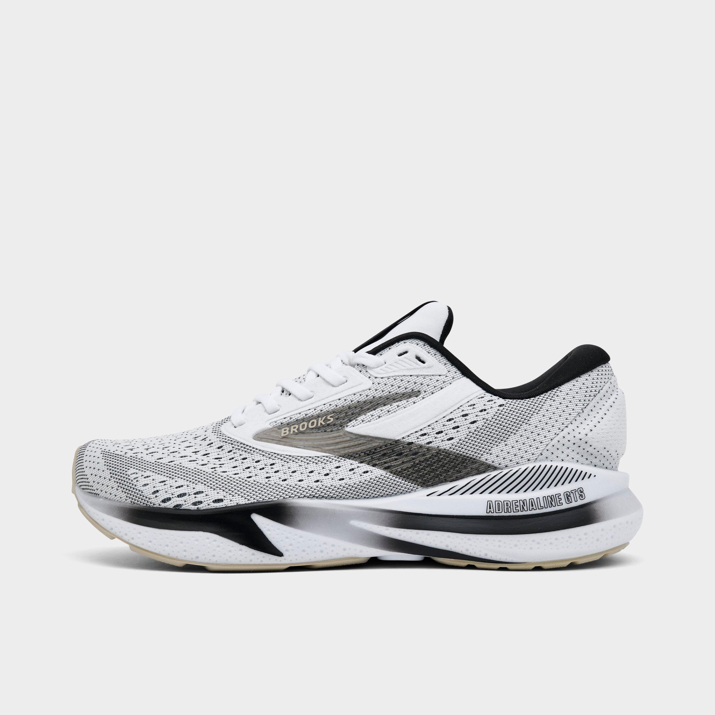 Brooks Men's Adrenaline GTS 24 Running Shoes in White/Black/Pelican Size: 7