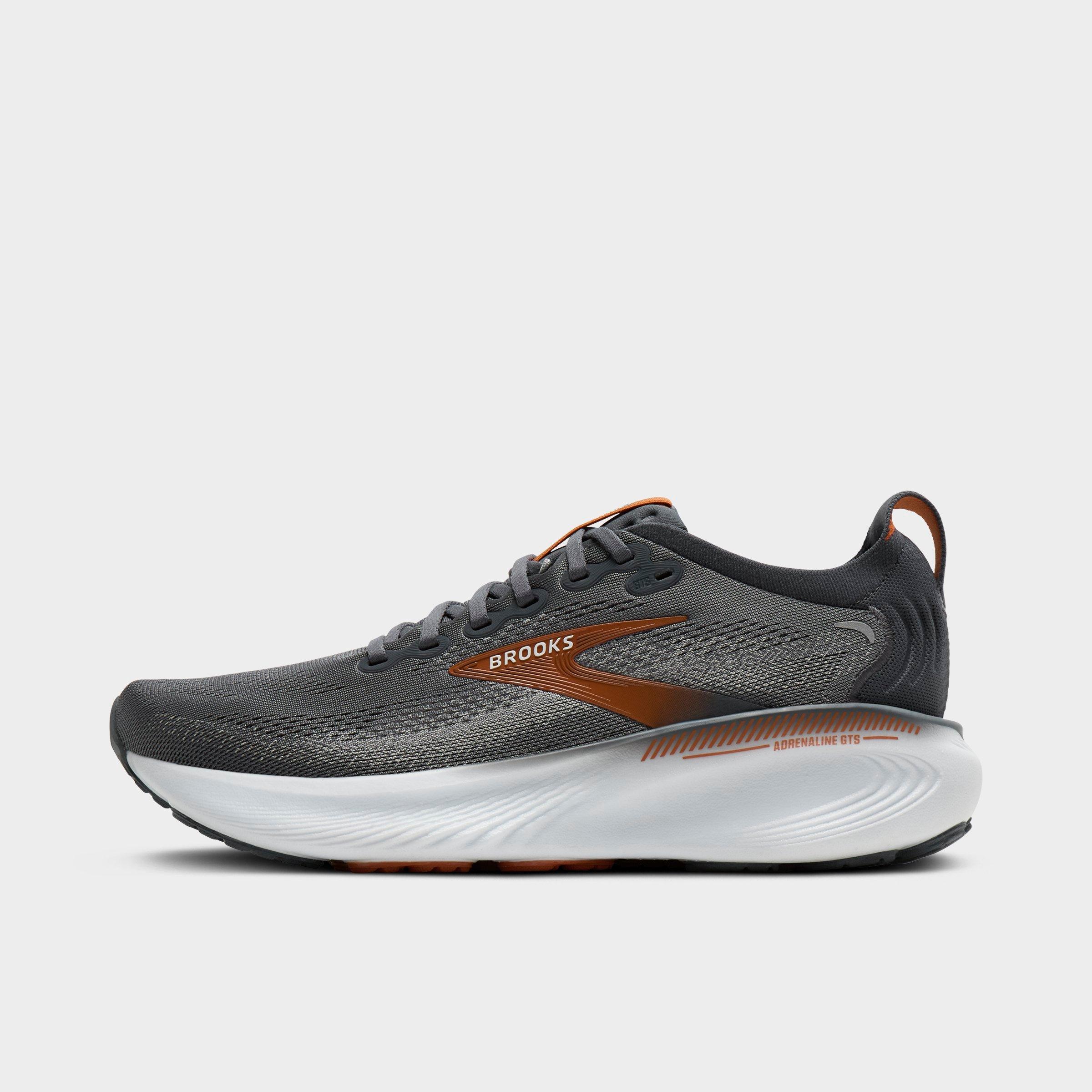 Brooks Men's Adrenaline GTS 25 Running Shoes in Turbulence/Bombay Brown/Grey Size: 8.5