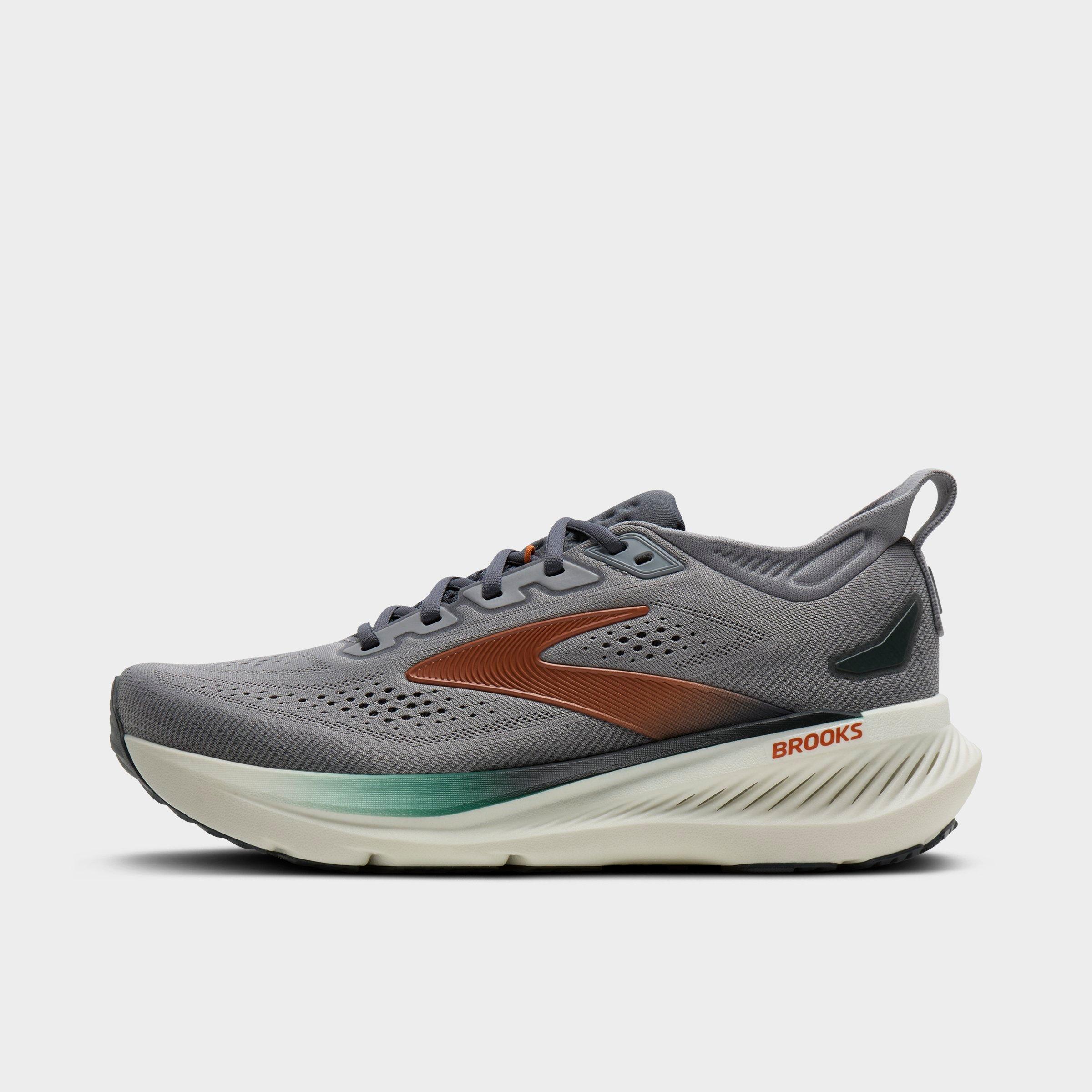 Brooks Men's Glycerin 23 Running Shoes in Weathervane/Bombay Brown/Clear Size: 8.0