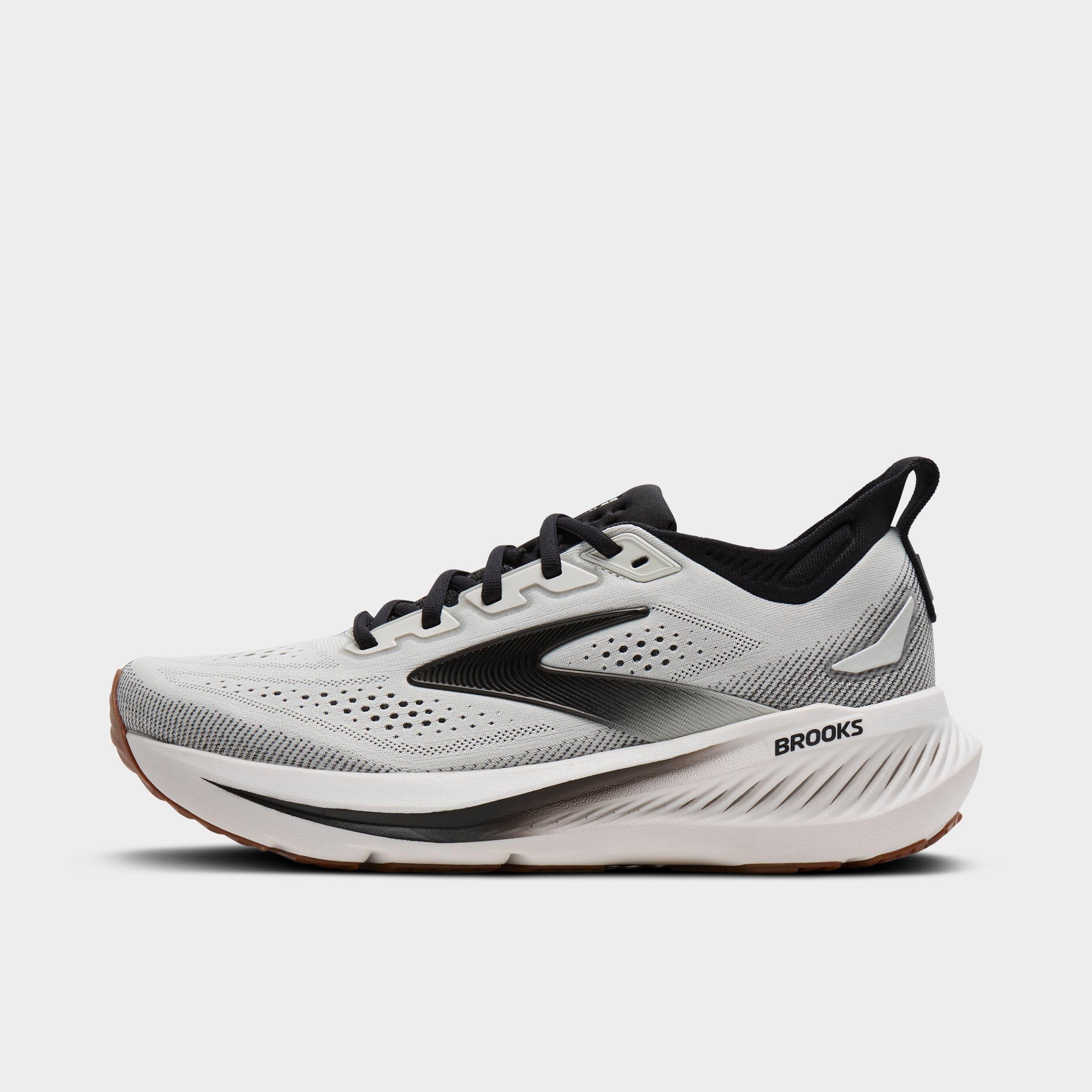 Brooks Men's Glycerin 23 Running Shoes (Wide Width 2E) in White/Black/Gum Size: 11.0