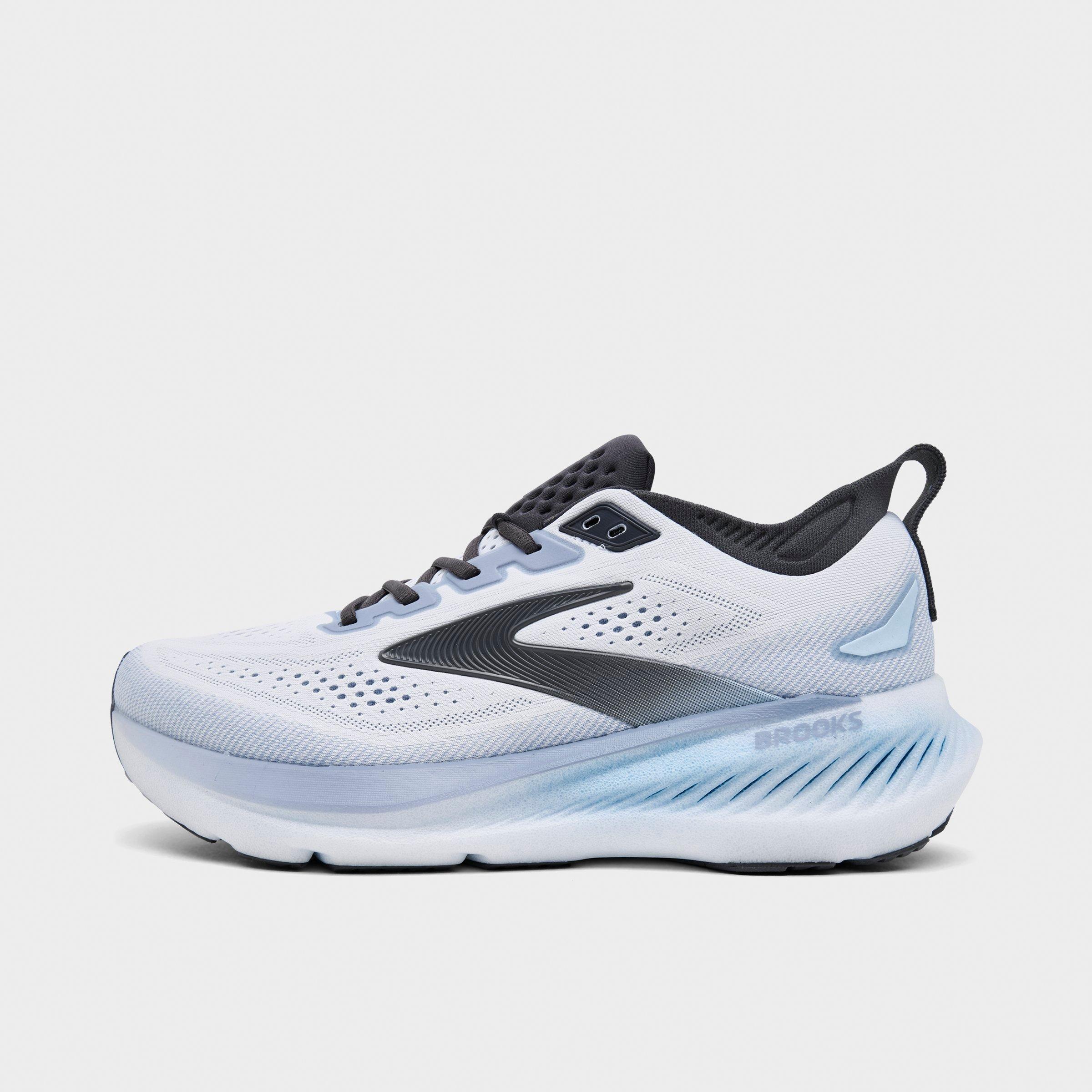 Brooks Men's Glycerin 23 Running Shoes in White/Rain/Baltic Sea Size: 8.5