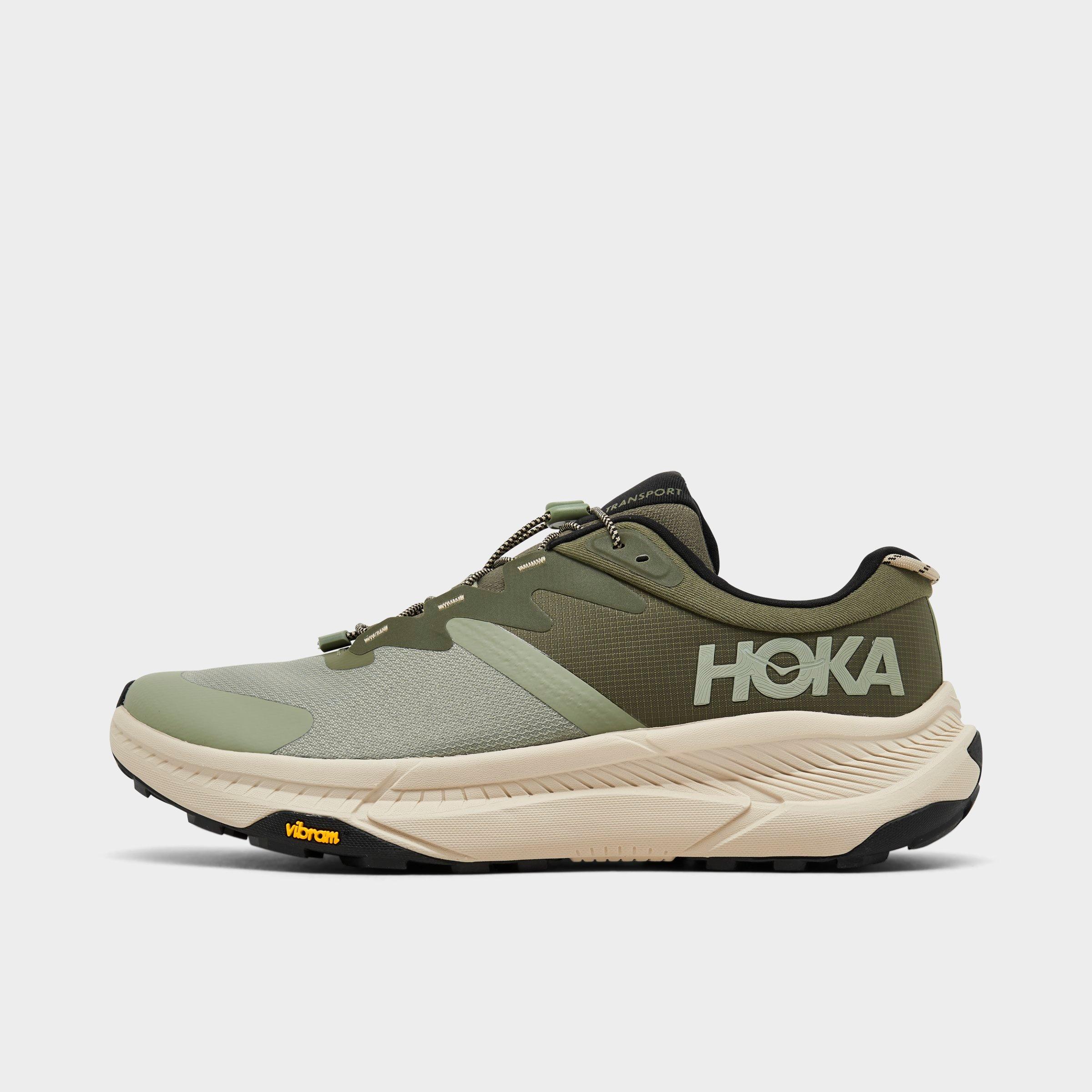 HOKA Men's Transport Casual Shoes in Sea Moss/Eucalyptus Size: 7.5
