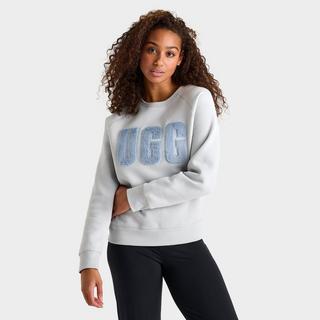 Women's UGG Madeline Fuzzy Logo Crewneck Sweatshirt | JD Sports