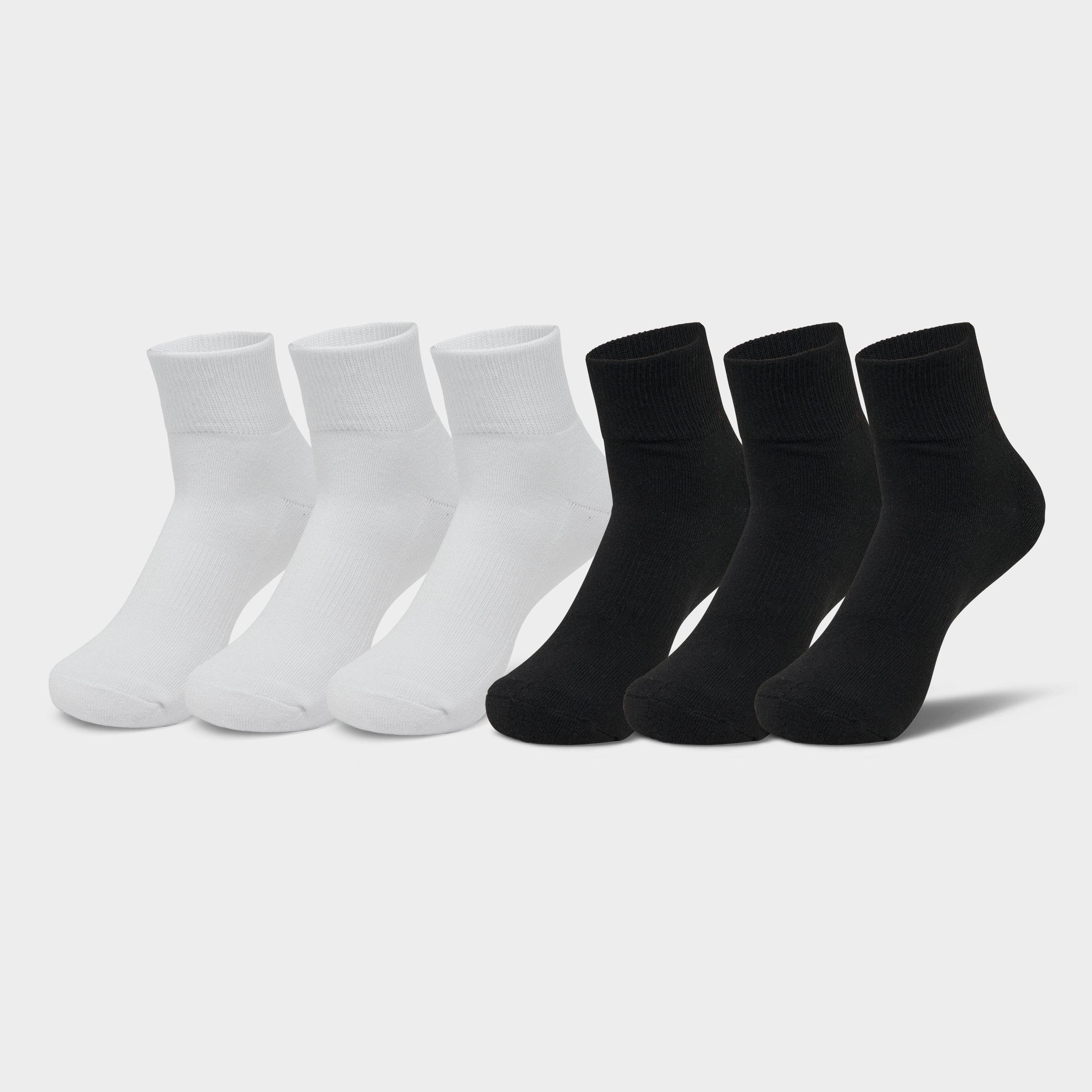 ForceField Women's Pink Soda Quarter Socks (6-Pack)