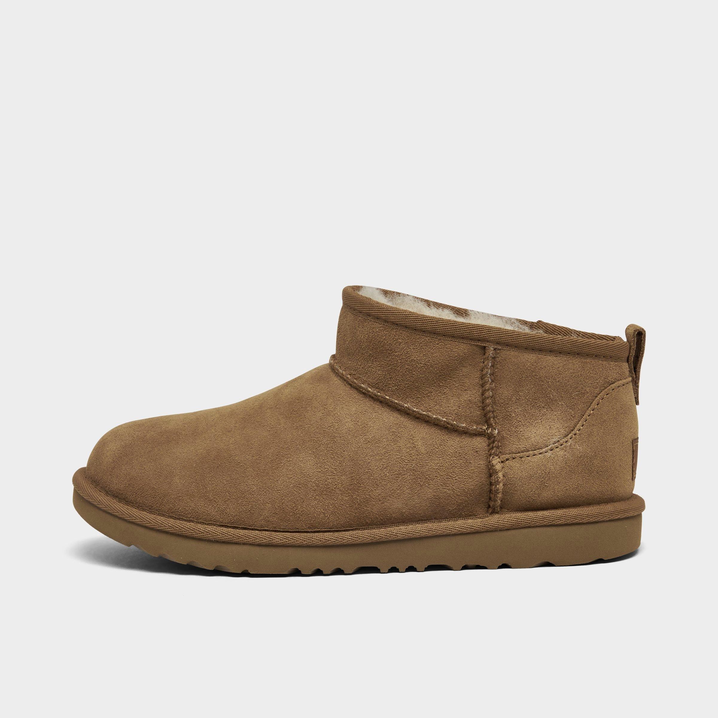 UGG Kids Classic Ultra Mini Boots (13C-6Y) in Chestnut Size: 1.0