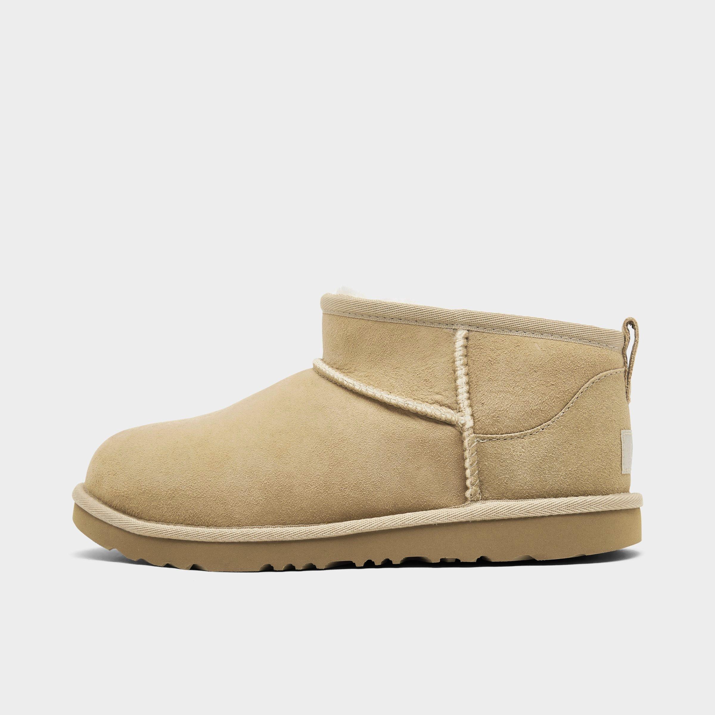 UGG Kids Classic Ultra Mini Boots (13C-6Y) in Sand Size: 1.0