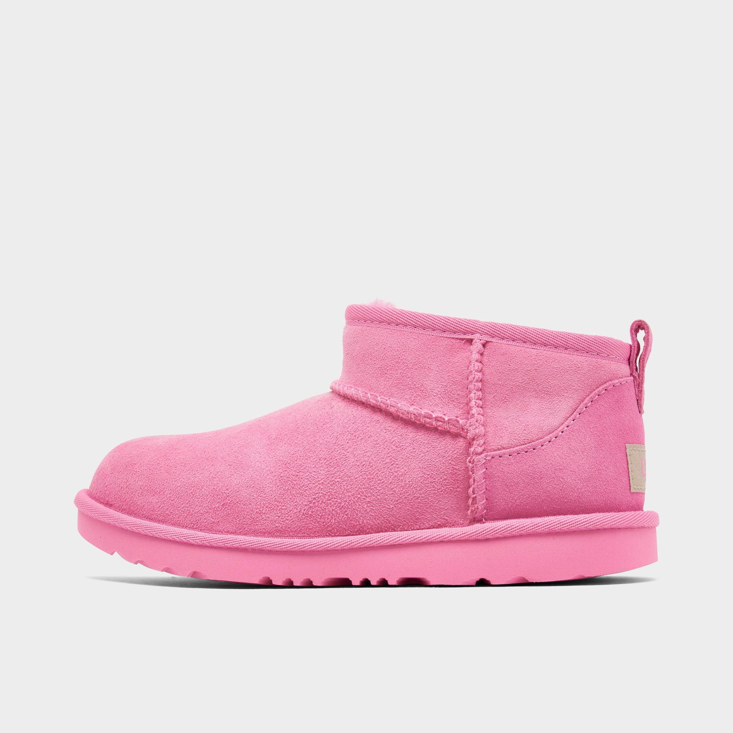 UGG Kids Classic Ultra Mini Boots (13C-6Y) in Sachet Pink Size: 1.0