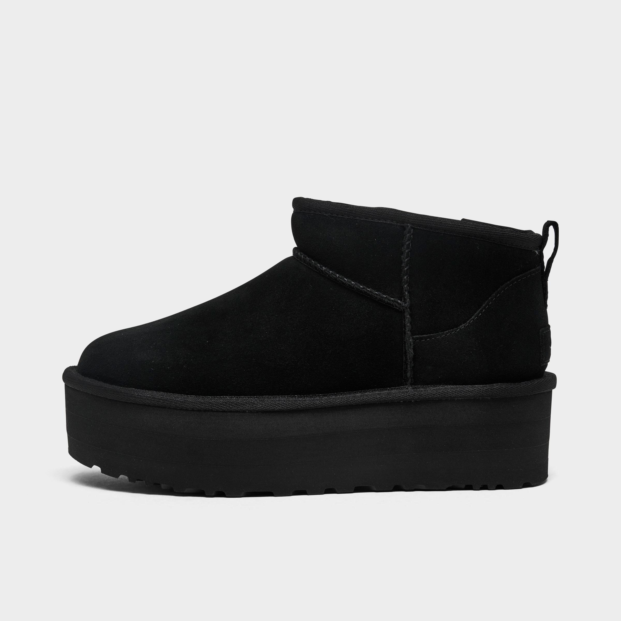 UGG Women's Classic Ultra Mini Platform Boots in Black Size: 6.0