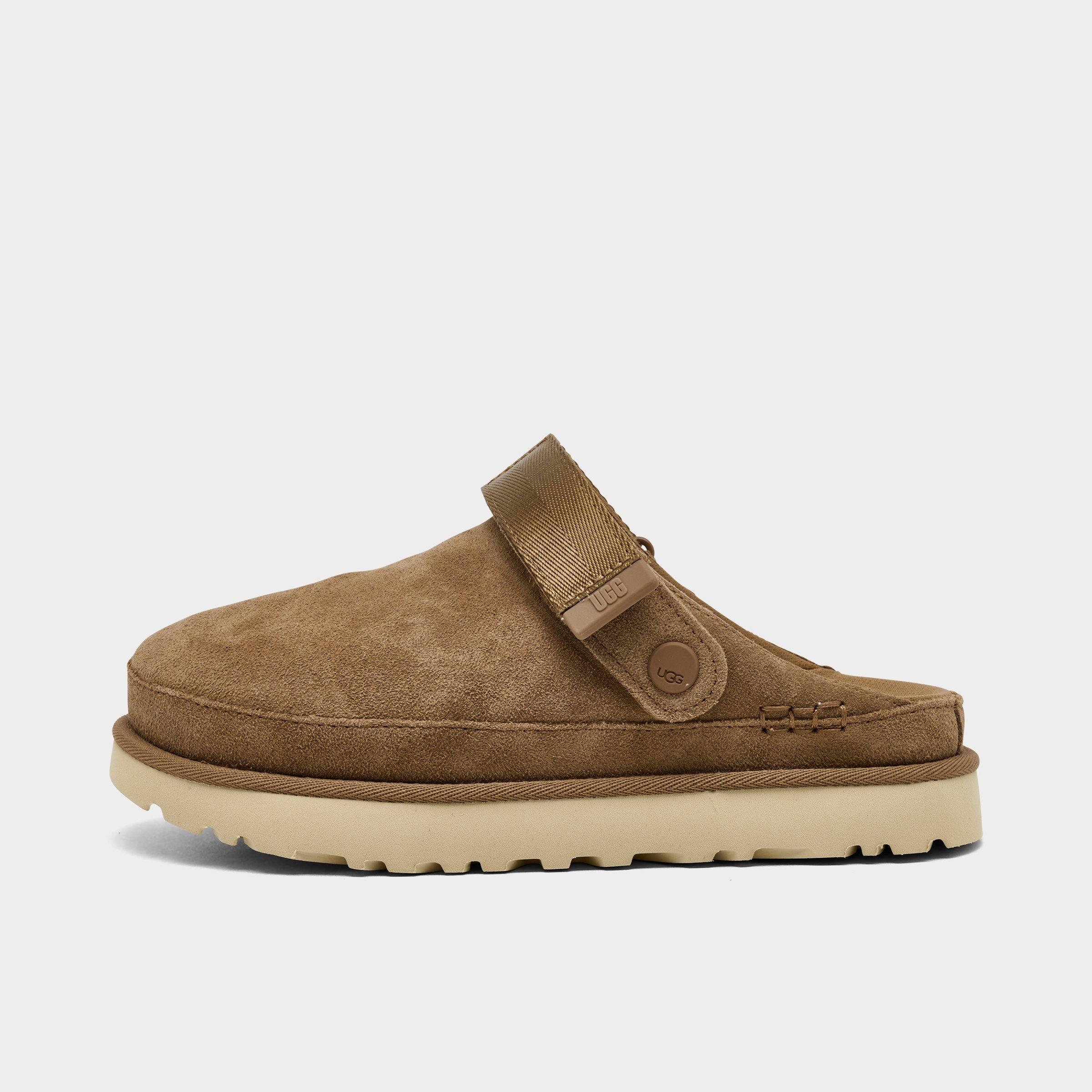 UGG Women's Goldenstar Clog Shoes in CHESTNUT Size: 5.0