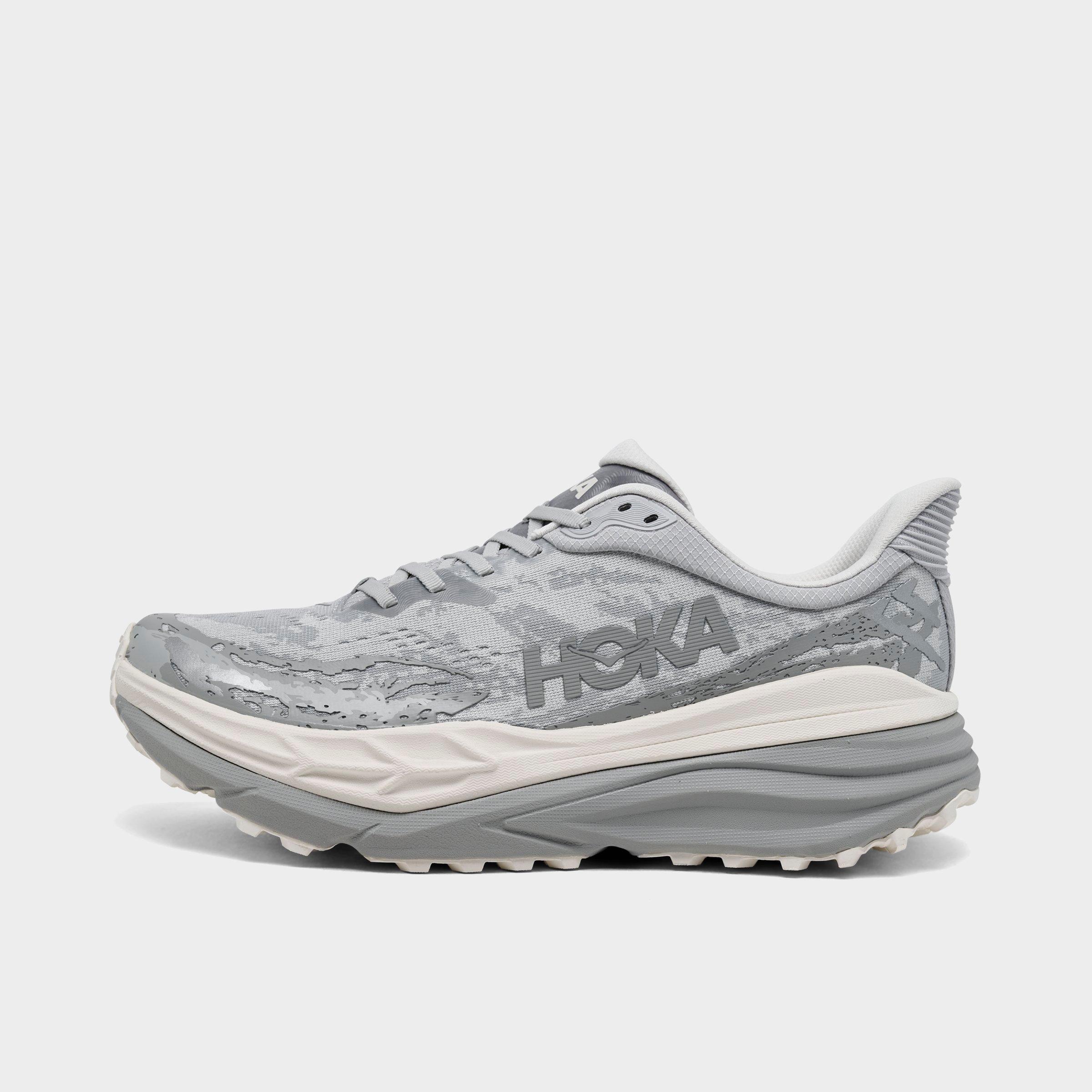 HOKA Men's Stinson 7 Trail Running Shoes in Stardust/Alabaster Size: 7.5