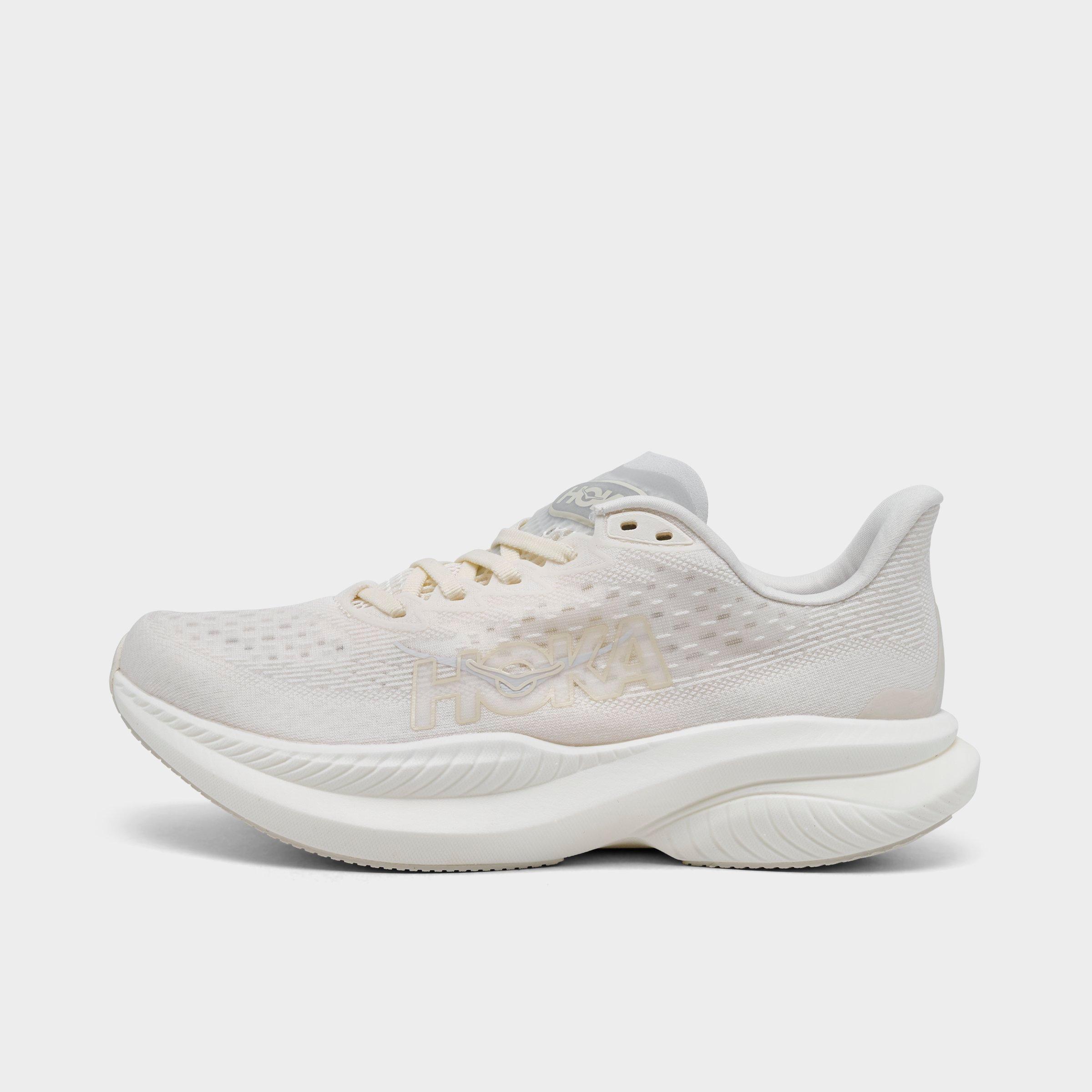 HOKA Women's Mach 6 Running Shoes in Alabaster/Cosmic Grey Size: 5.5