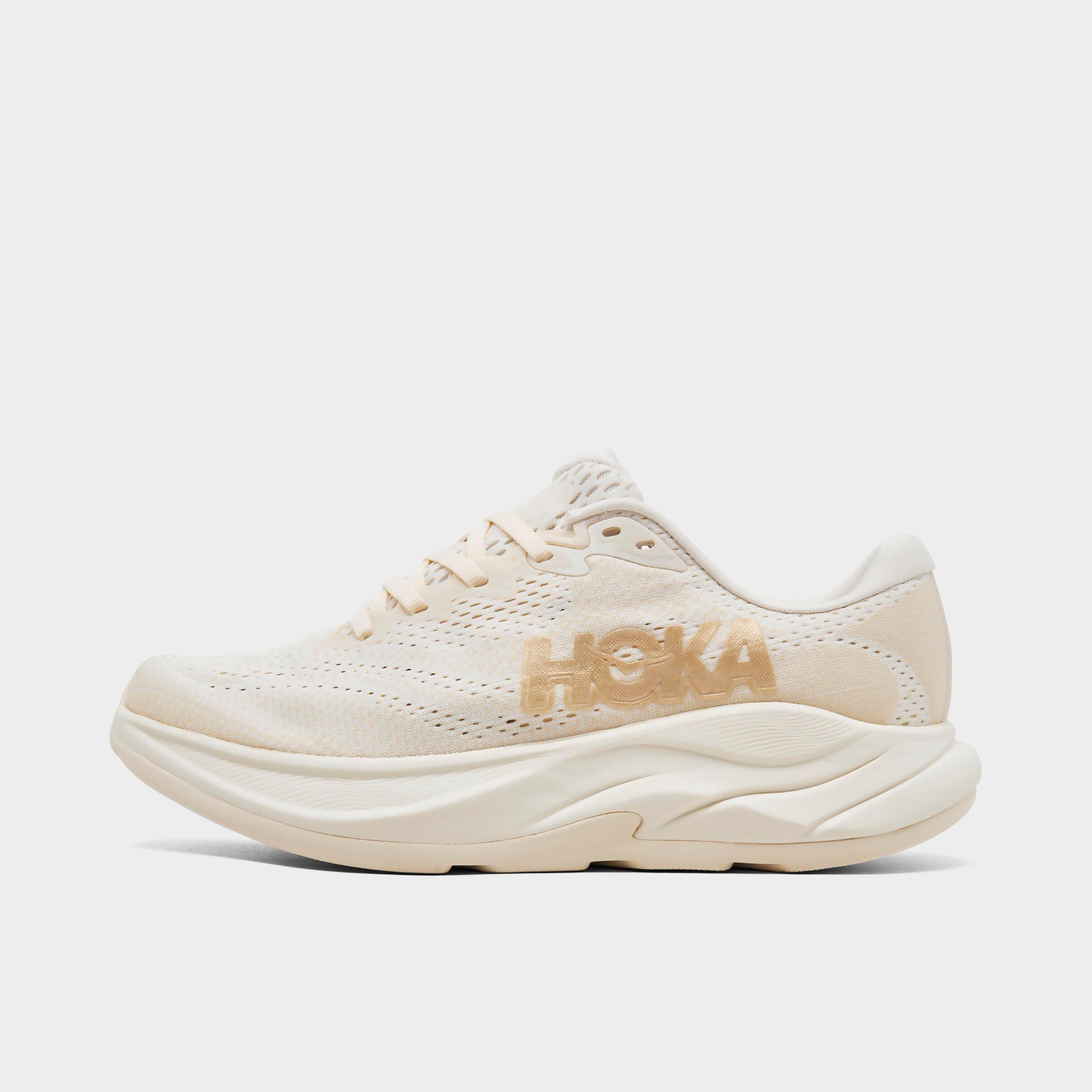 HOKA Women's RINCON 4 Running Shoes in Vanilla/Birch Size: 6