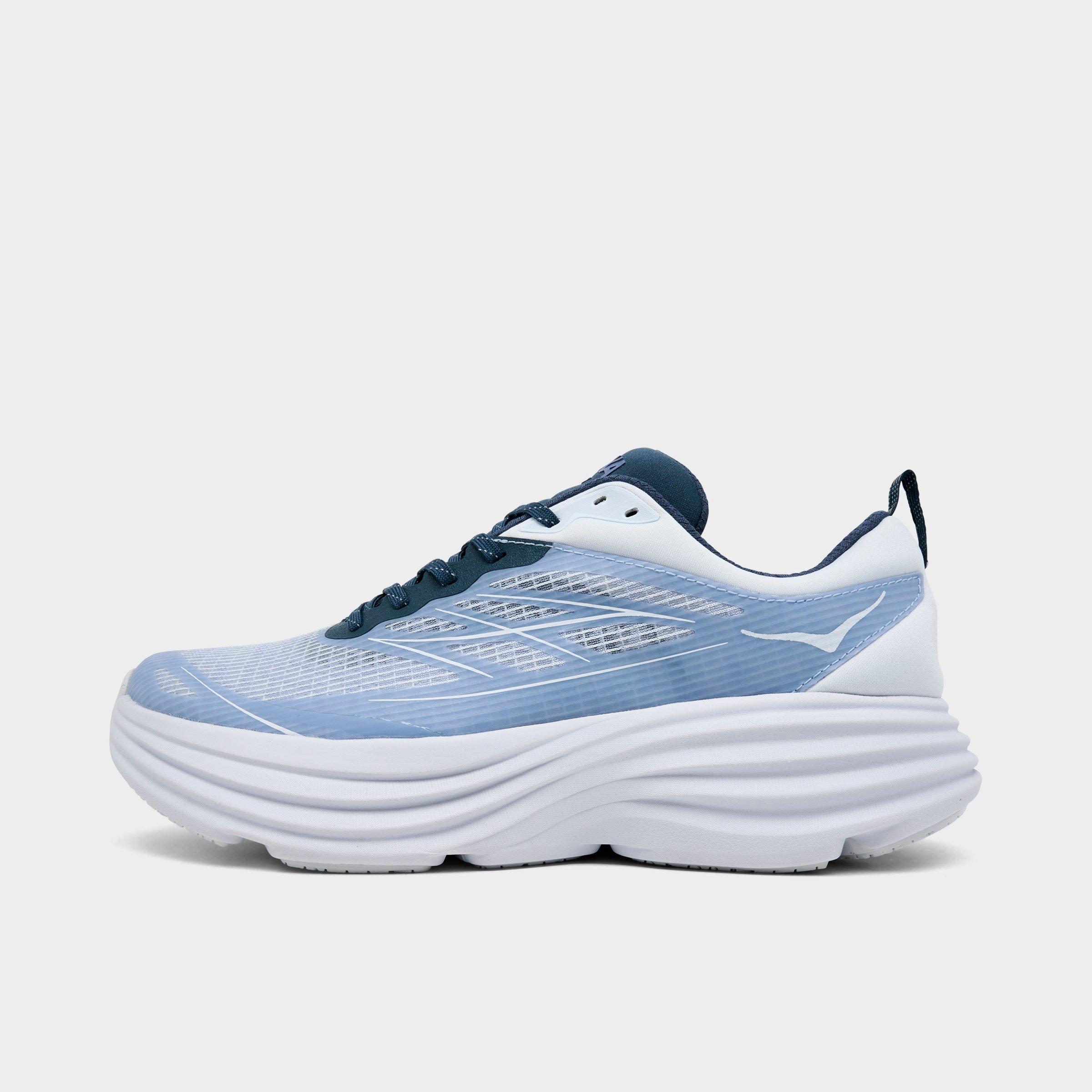 HOKA Bondi 8 TS Caged Casual Shoes (Women's Sizing) in Sea Ice/Grape Agate Size: 9.5