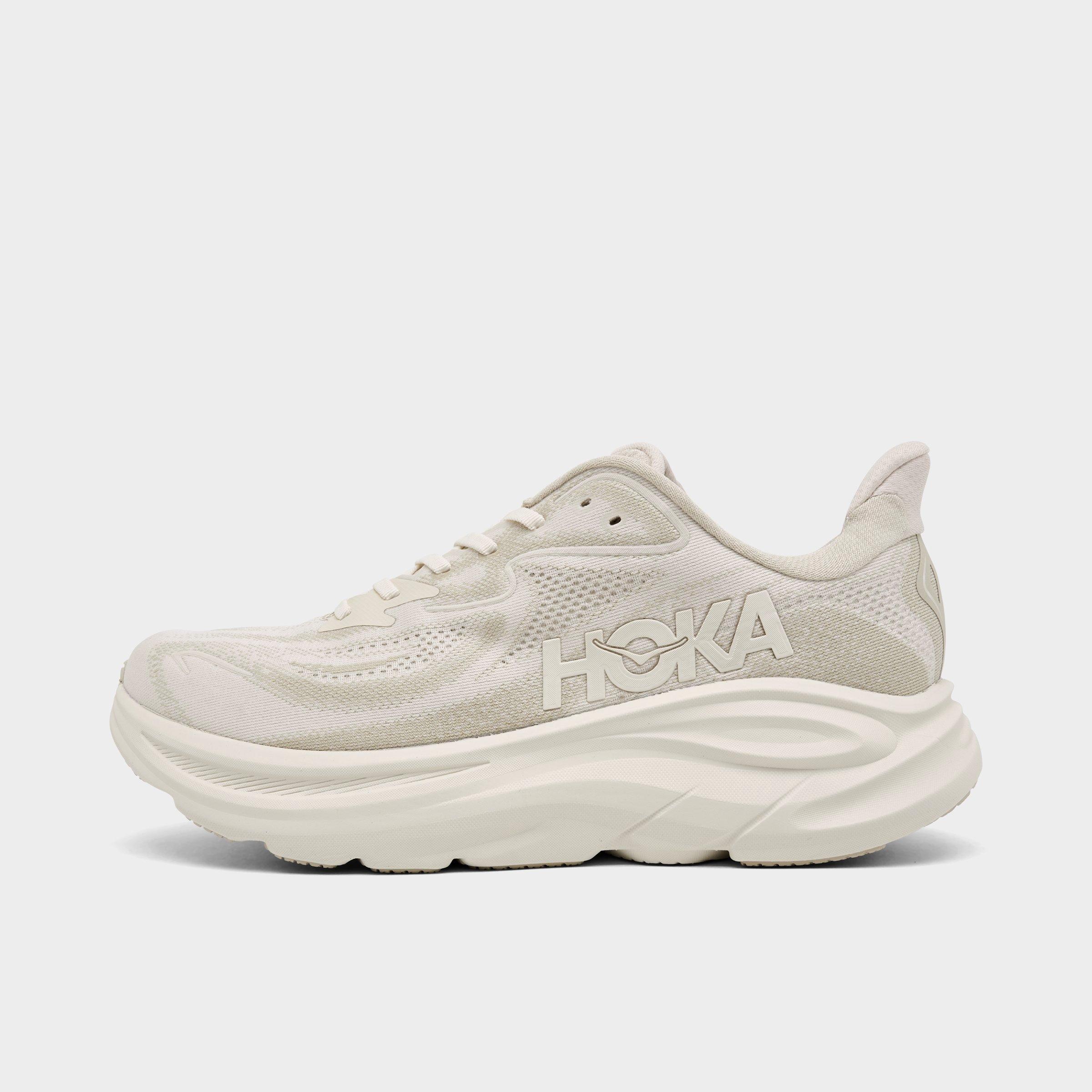 HOKA Men's Clifton 10 Running Shoes in Oatmeal/Oat Milk Size: 7.5