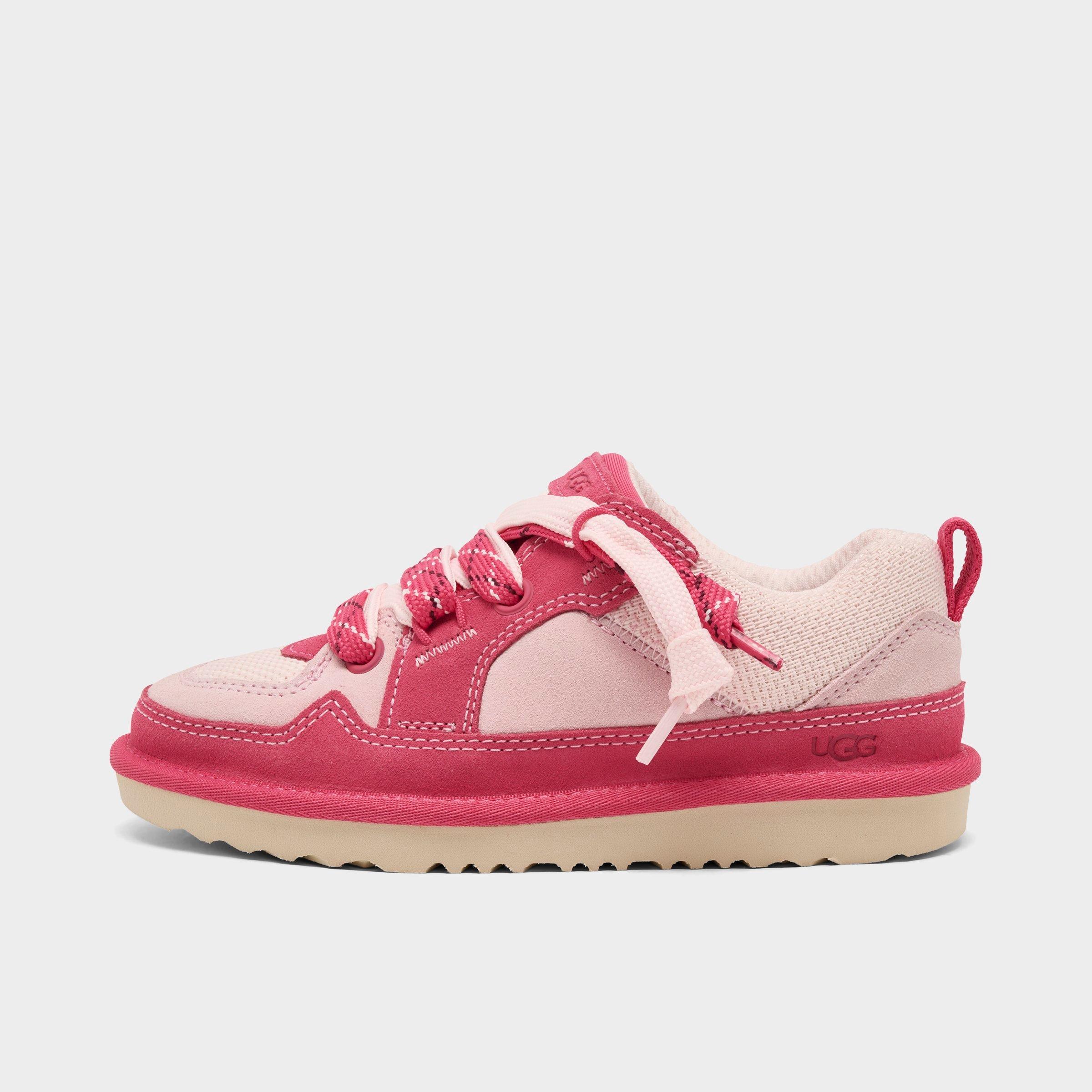 UGG Little Kids Lo Lowmel Casual Shoes in PINK BLOOM/MULTI Size: 1.0