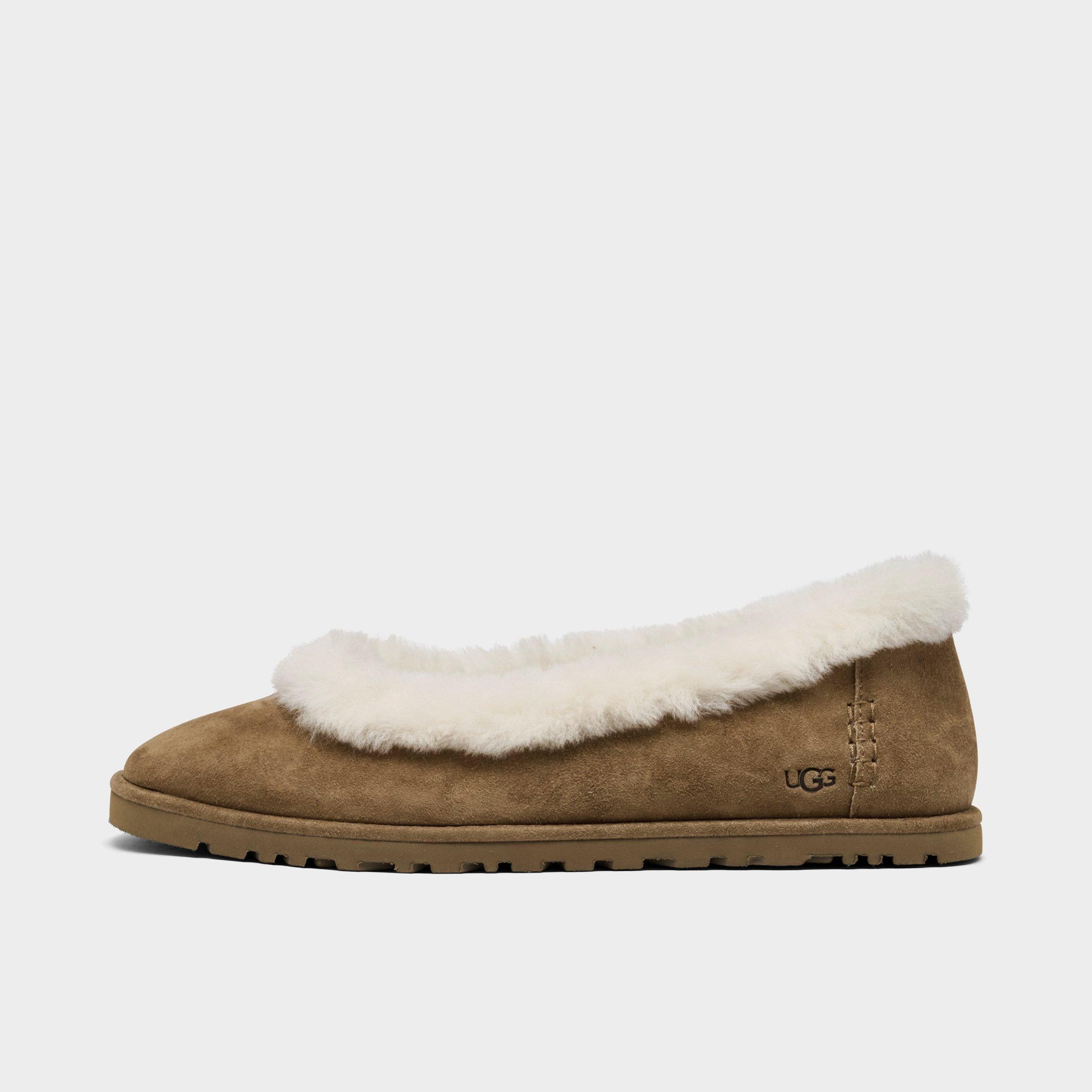 UGG Womens Zora Ballet Flats in Chestnut Size: 9.0