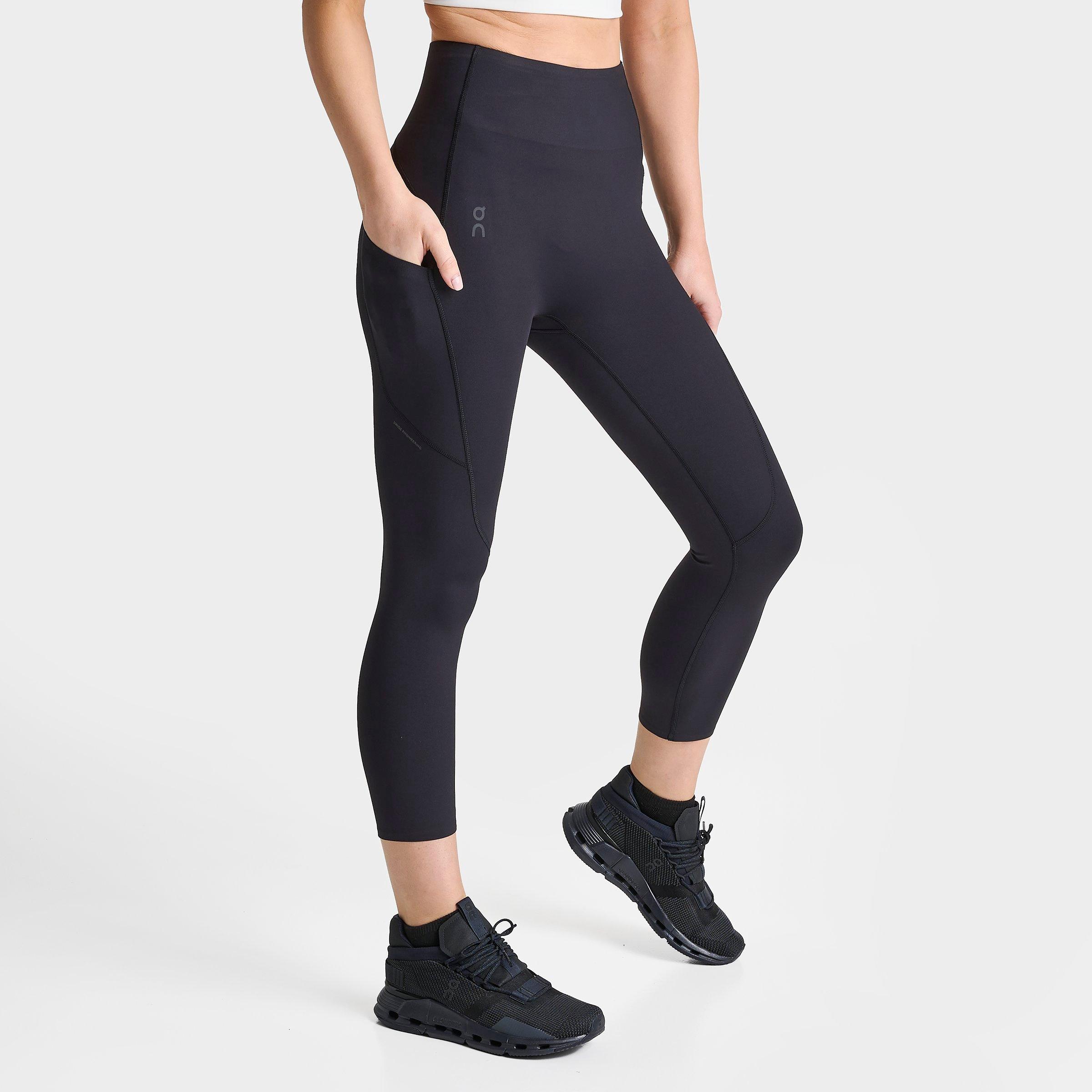 Cropped Yoga Pants with Pockets, 3/4 Running Workout Leggings with Pockets  High Waist Capri Sports Leggings on OnBuy