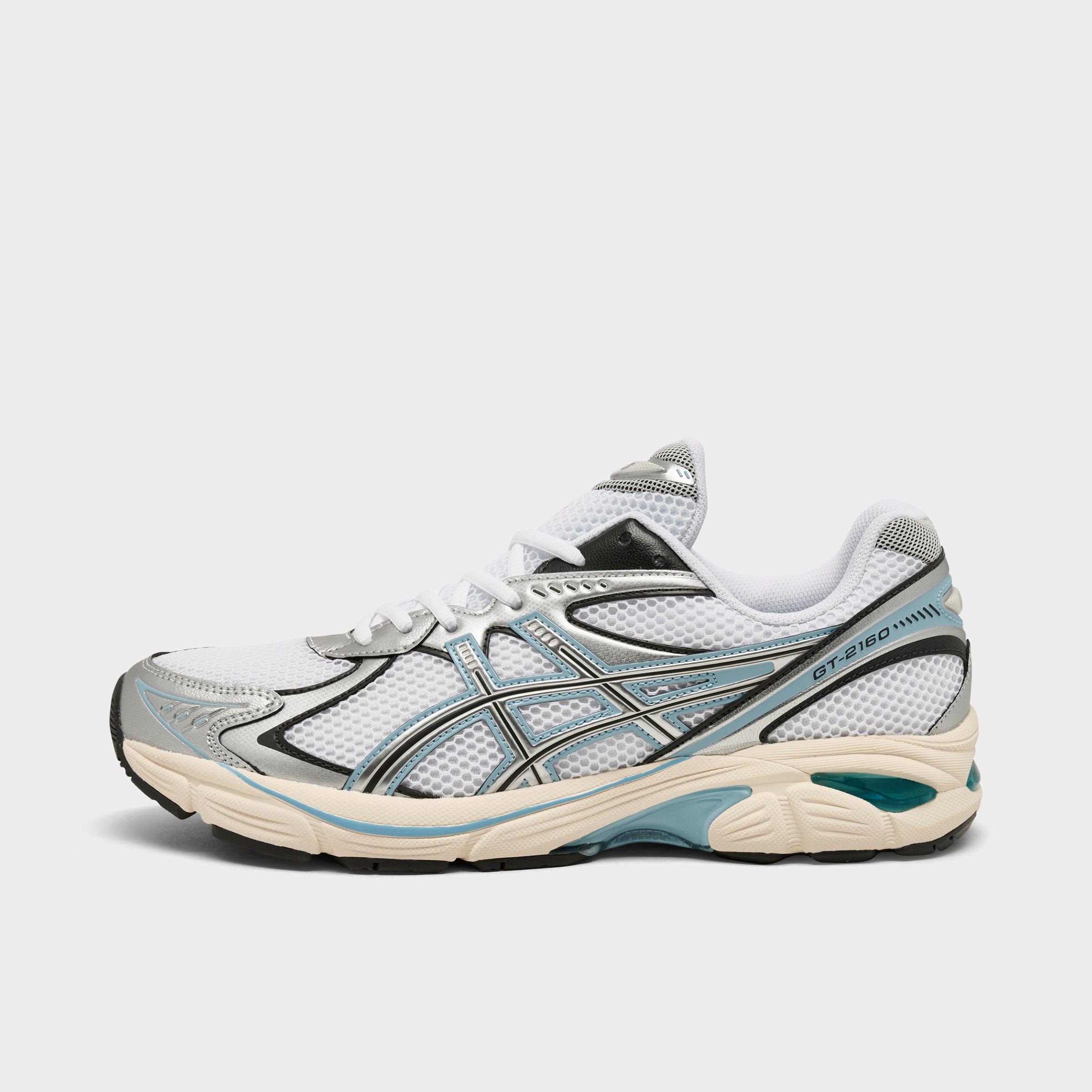 Asics Men's GT-2160 Casual Shoes in White/Light Blue/Pure Silver Size: 6.0