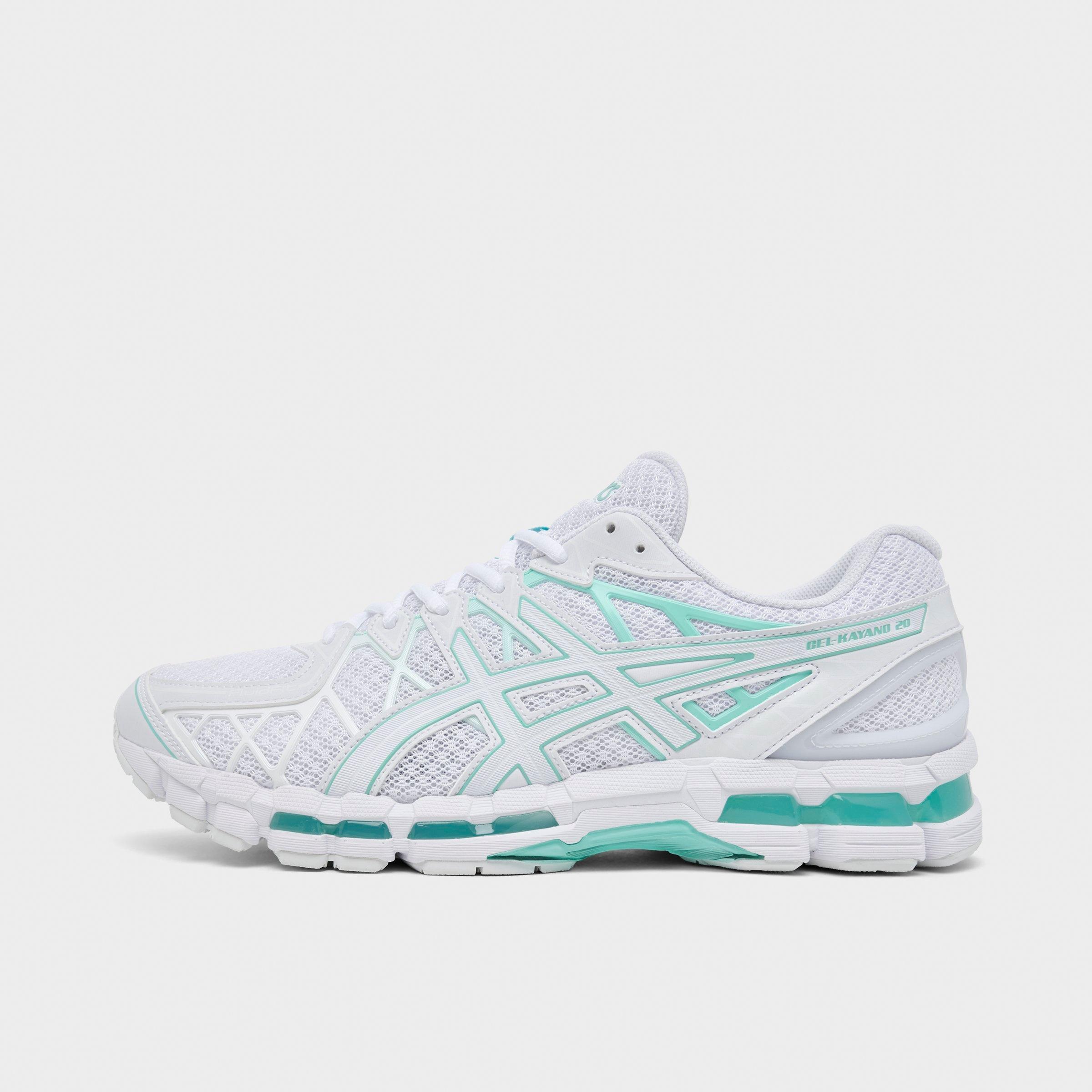 Asics Men's GEL-Kayano 20 Casual Shoes in White/Illuminate Mint Size: 9.5