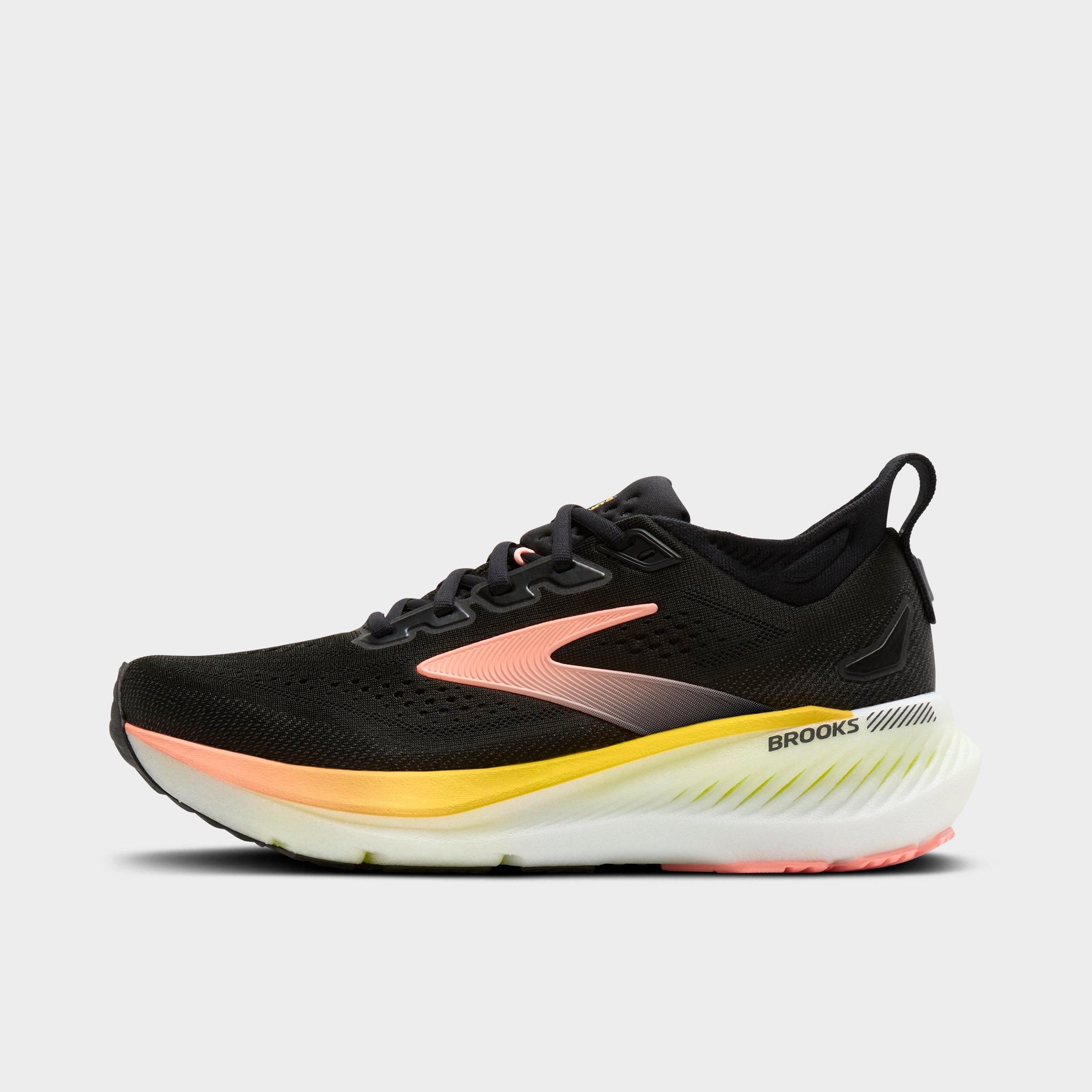 Brooks Women's Glycerin GTS 23 Running Shoes in Black/Peach/Nightlife Size: 8.0