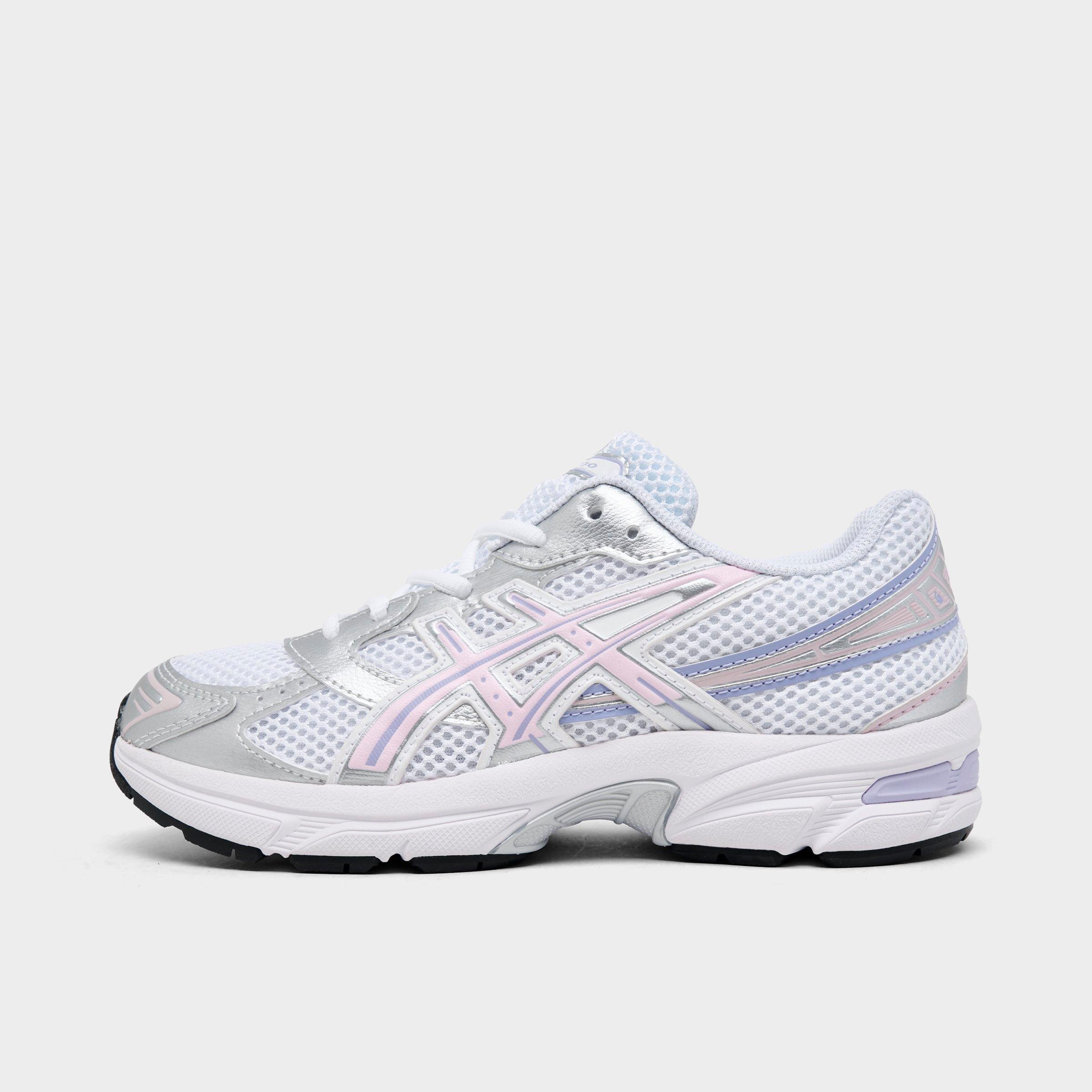 Asics Big Kids GEL-1130 Casual Shoes in White/Cosmos Size: 3.5