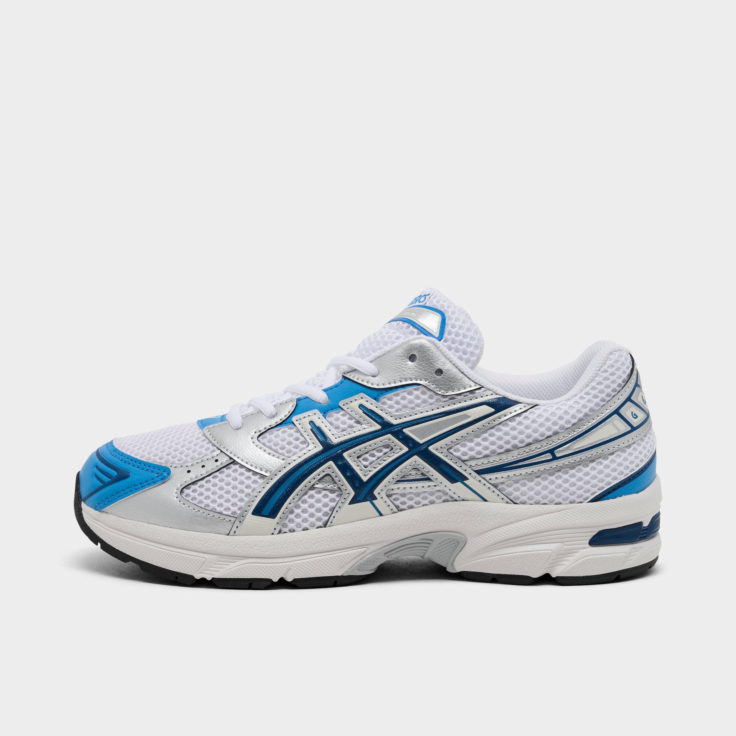 Asics Big Kids GEL-1130 Casual Shoes in White/Twilight Blue Size: 4.5