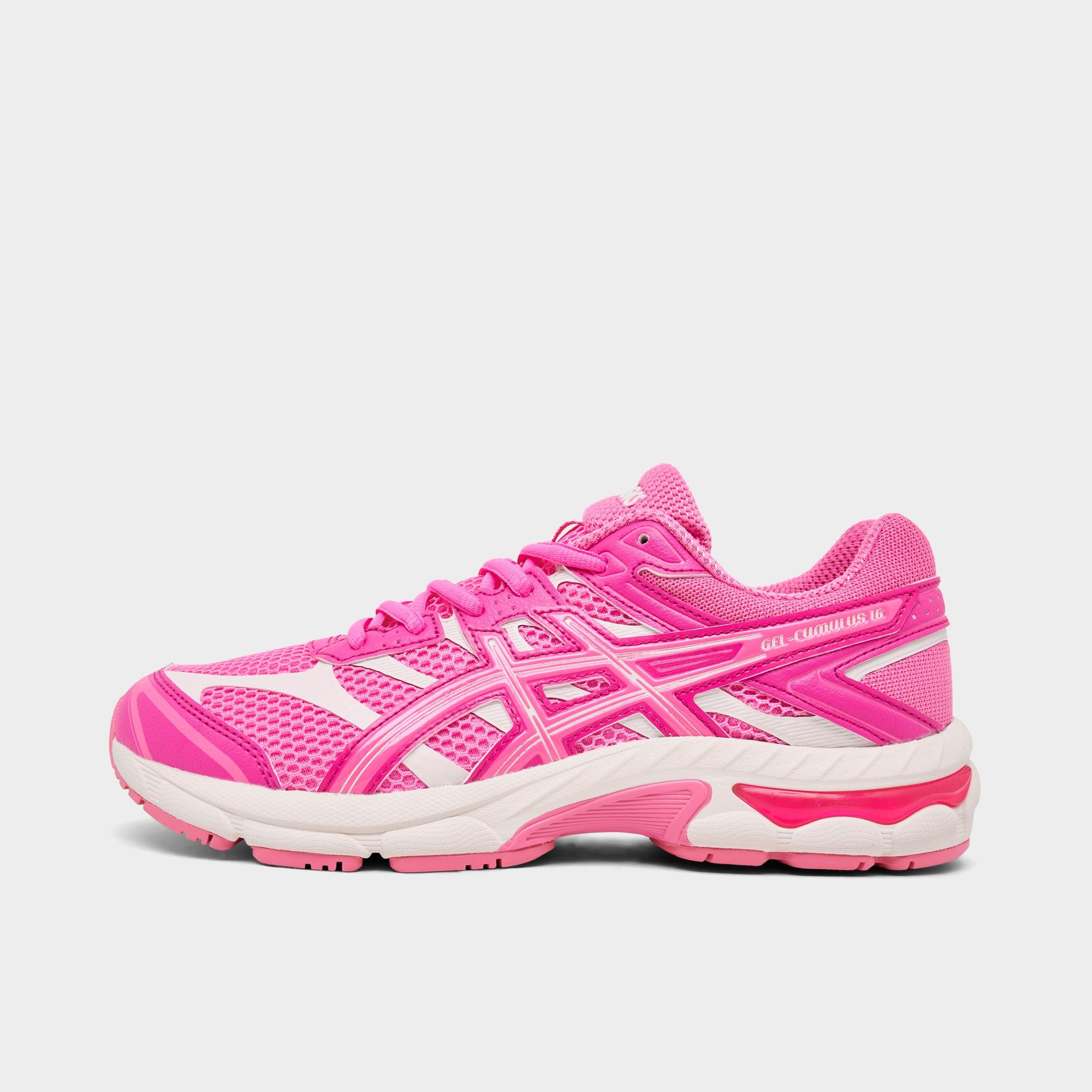 Asics Big Kids GEL-Cumulus 16 Casual Shoes in Dragon Fruit/Raspberry Size: 4.0
