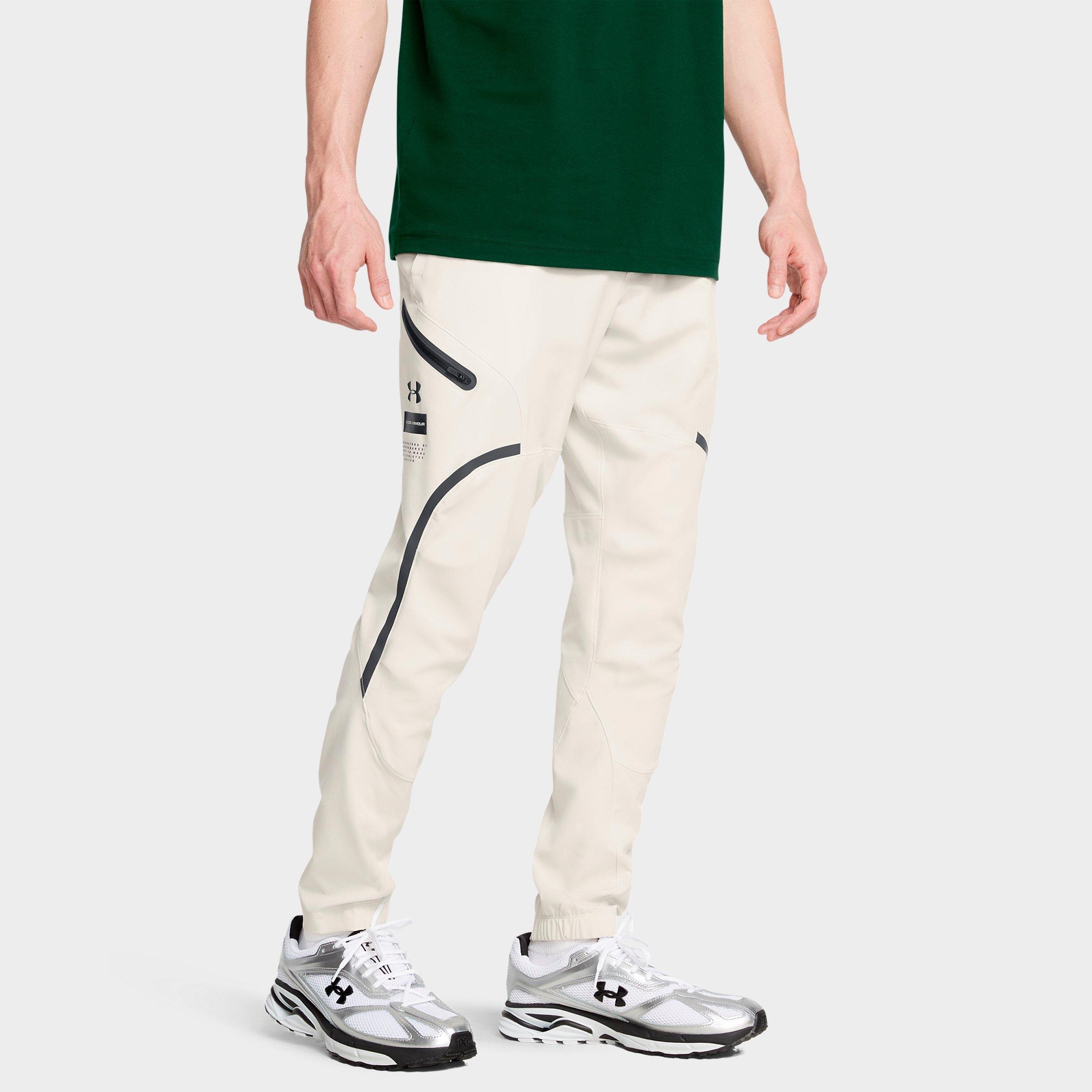 Under Armour Men's UA Unstoppable Cargo Pants in Summit White/Black Size: Small