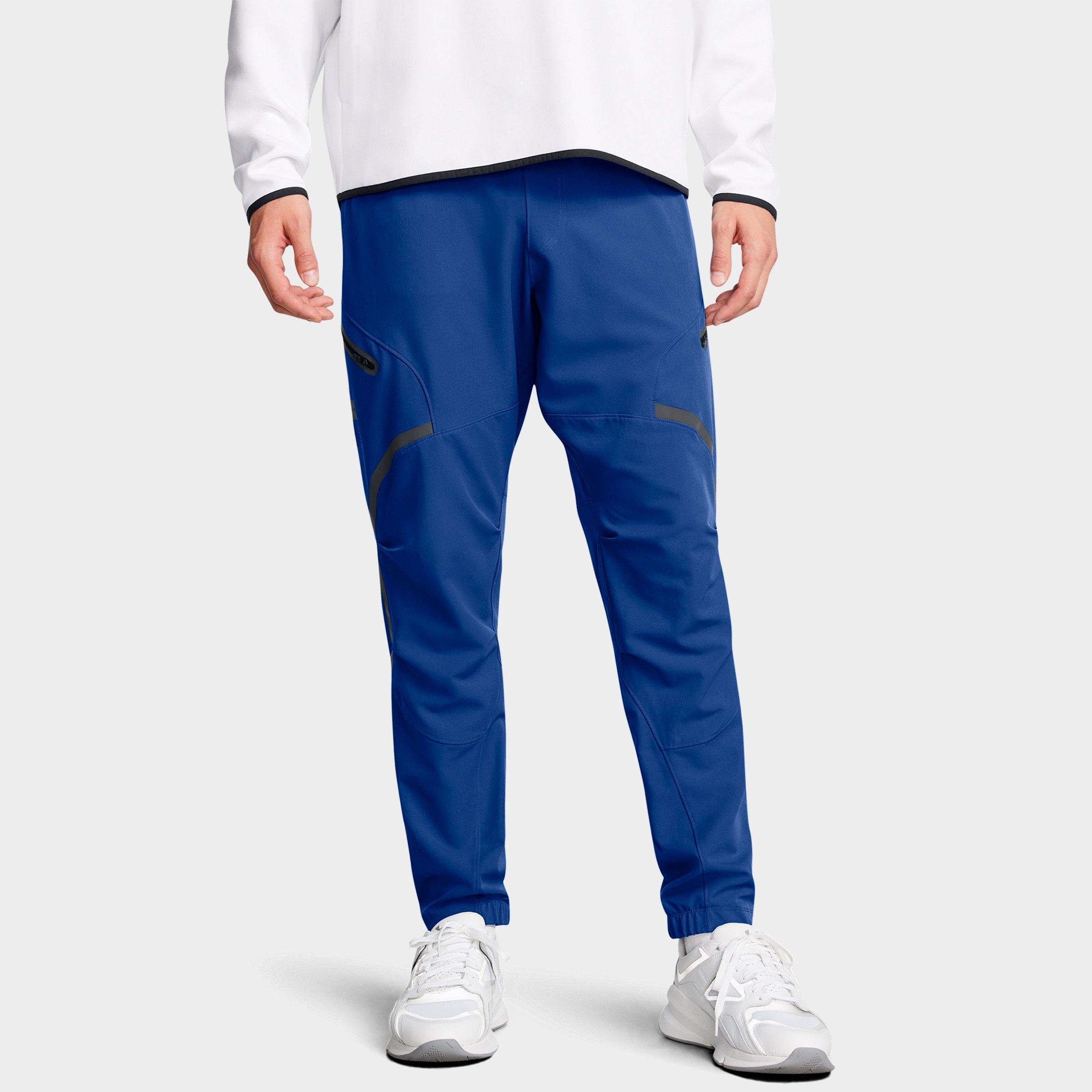 Under Armour Men's UA Unstoppable Cargo Pants in Tech Blue/Black Size: Small