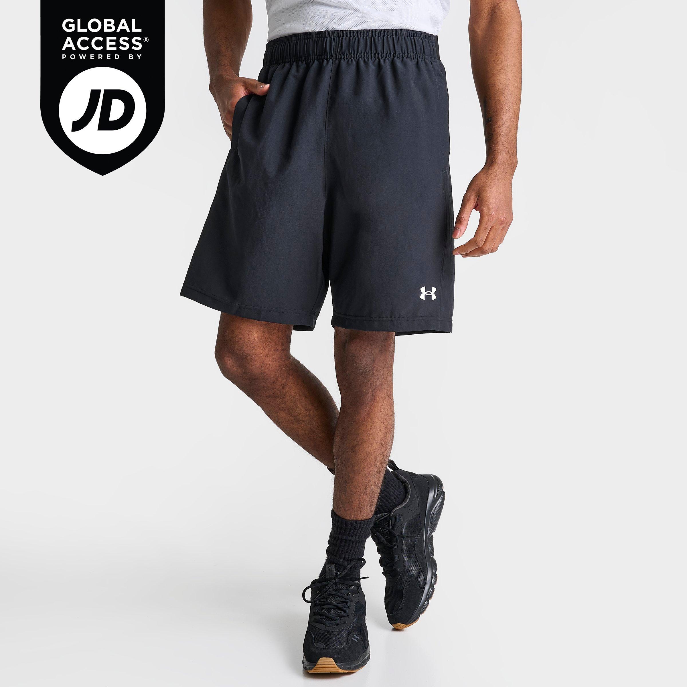 Under Armour Men's Halfback Shorts in Black/White Size: Small