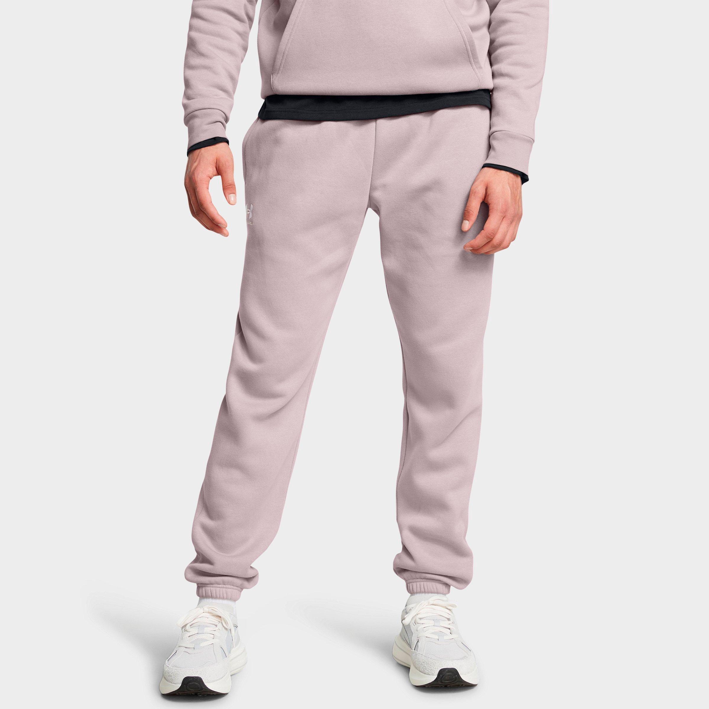 Under Armour Men's Essential Fleece Jogger Pants in Tetra Grey/White Size: Medium