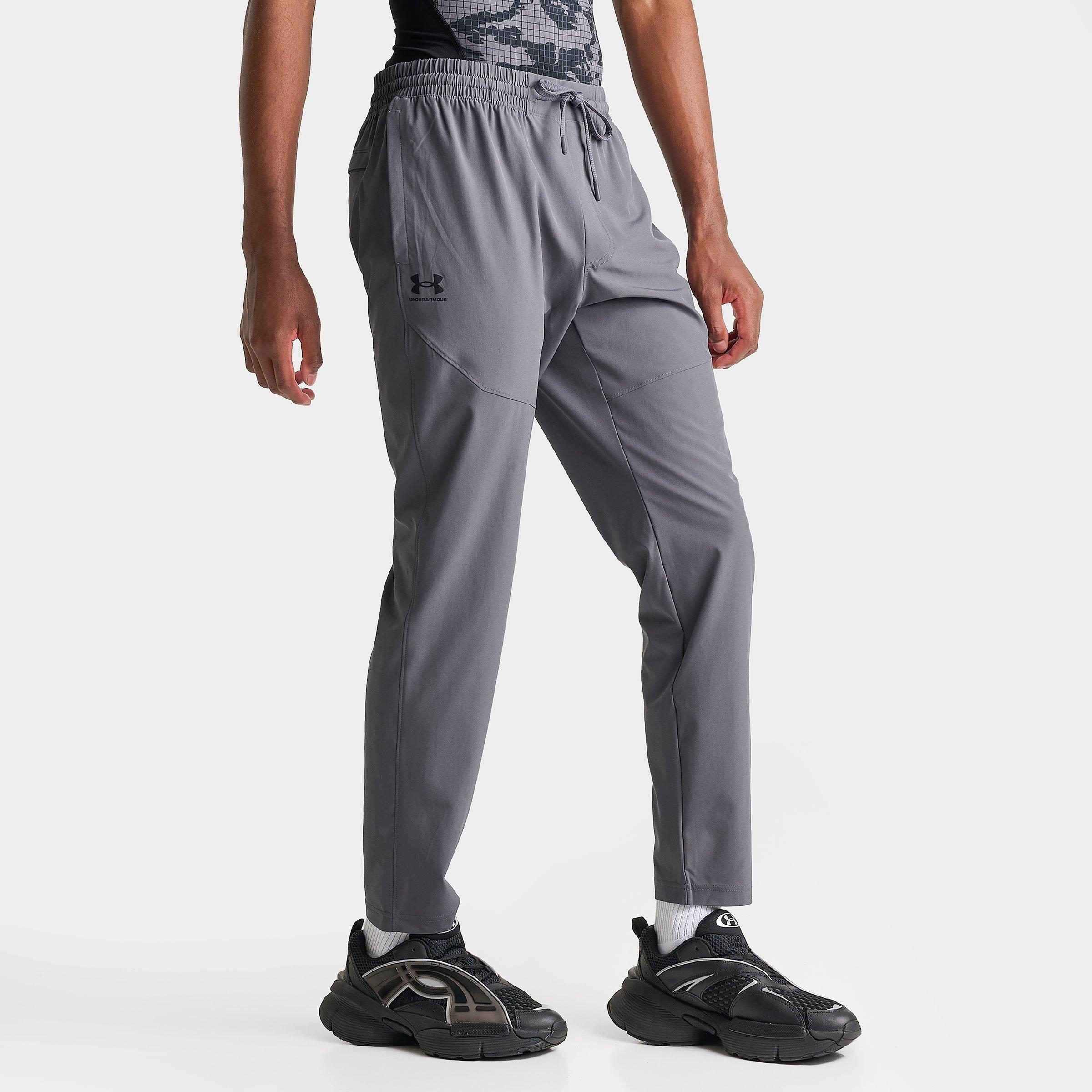 Under Armour Mens Vibe Woven Pants in Castlerock Size: Medium