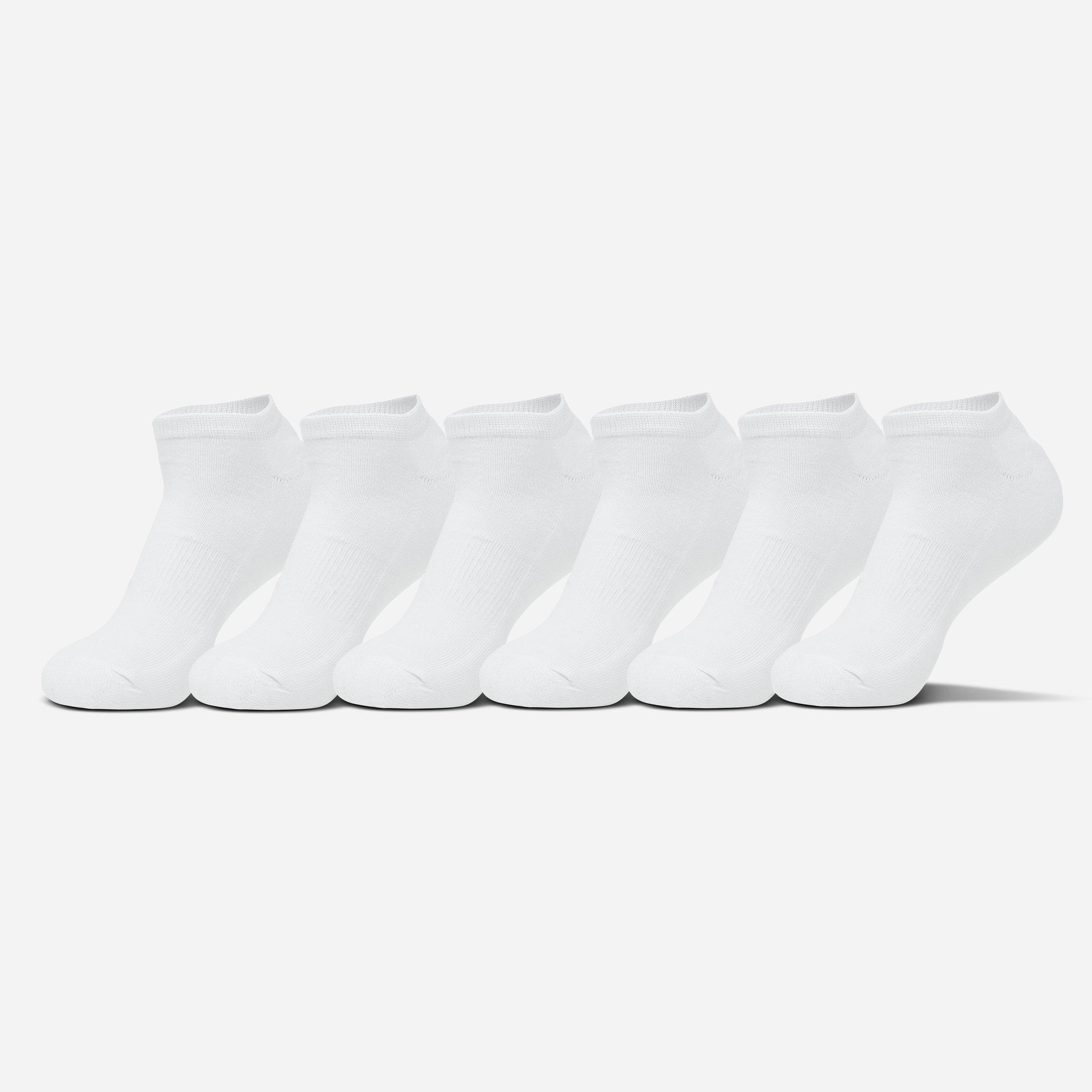 Sonneti Women's No-Show Socks (6-Pack) in White Size: Medium