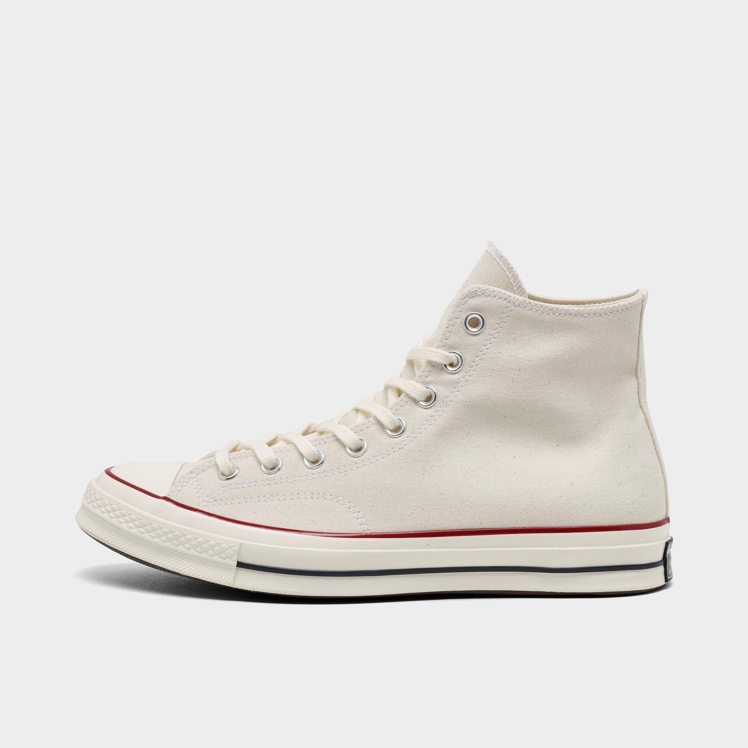 Converse Men's Chuck 70 High Top Casual Shoes in Parchment/Garnet/Egret Size: 8.5