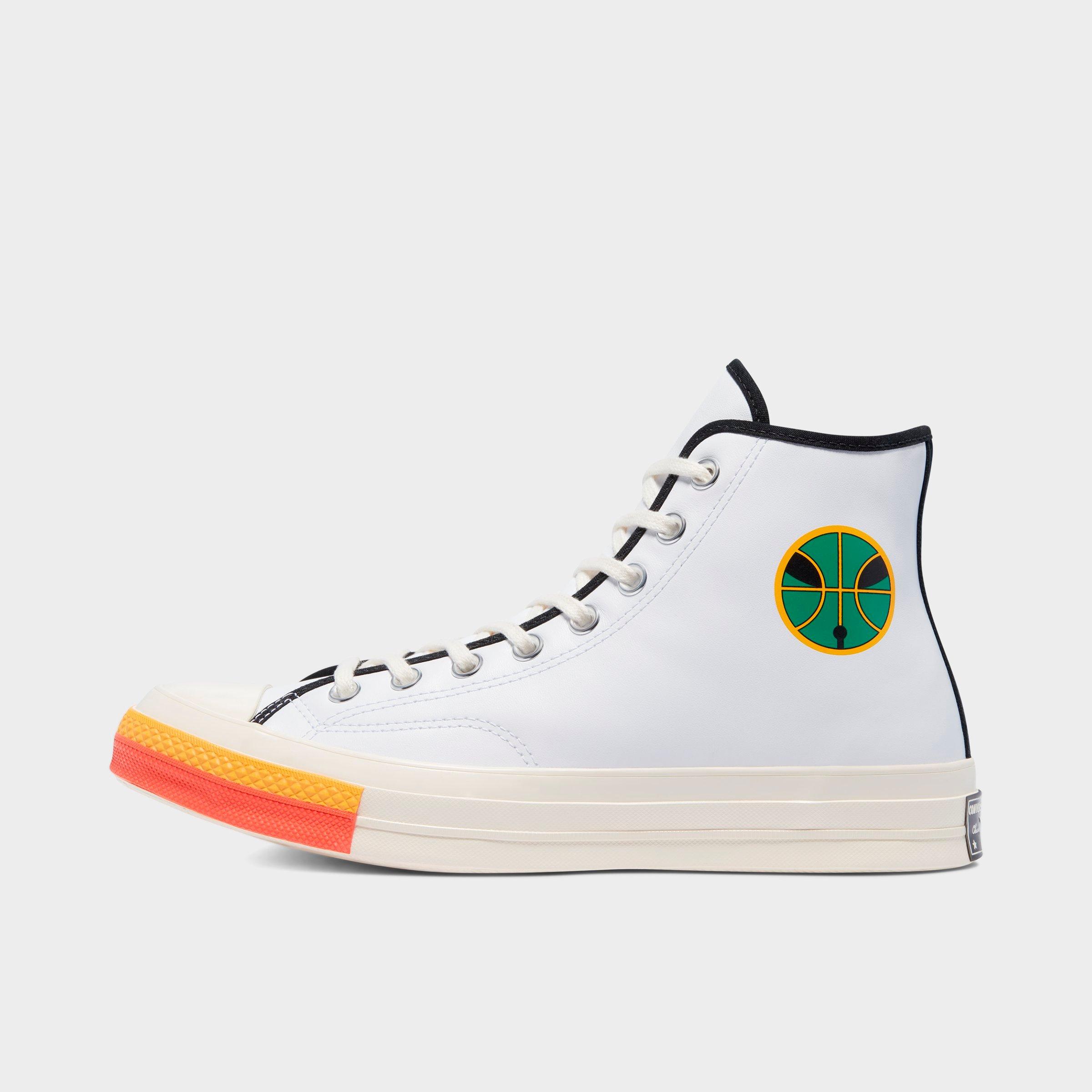 white leather converse jd