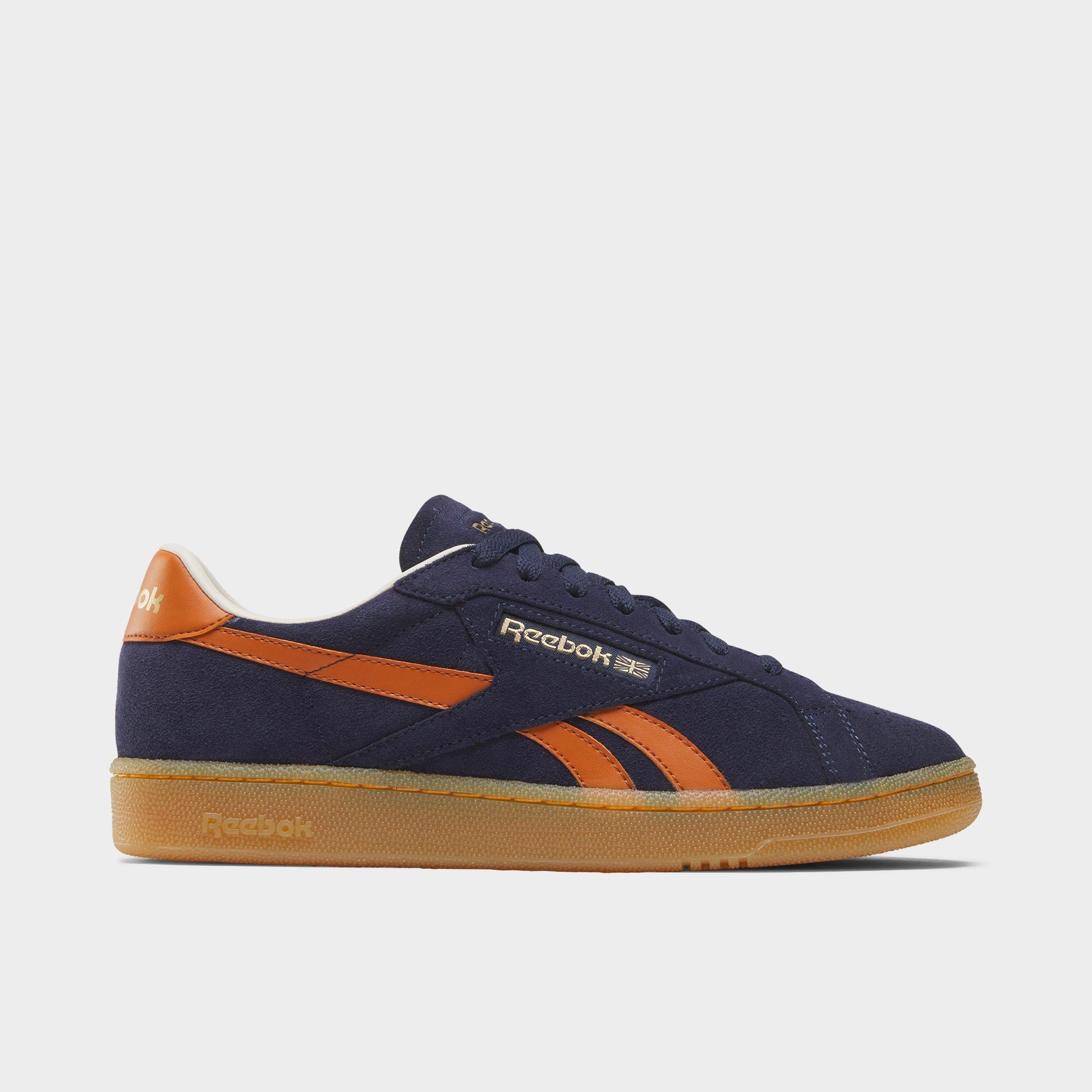 Reebok Men's Club C Grounds UK Casual Shoes in Vector Navy/Dark Ginger/Brass Size: 9