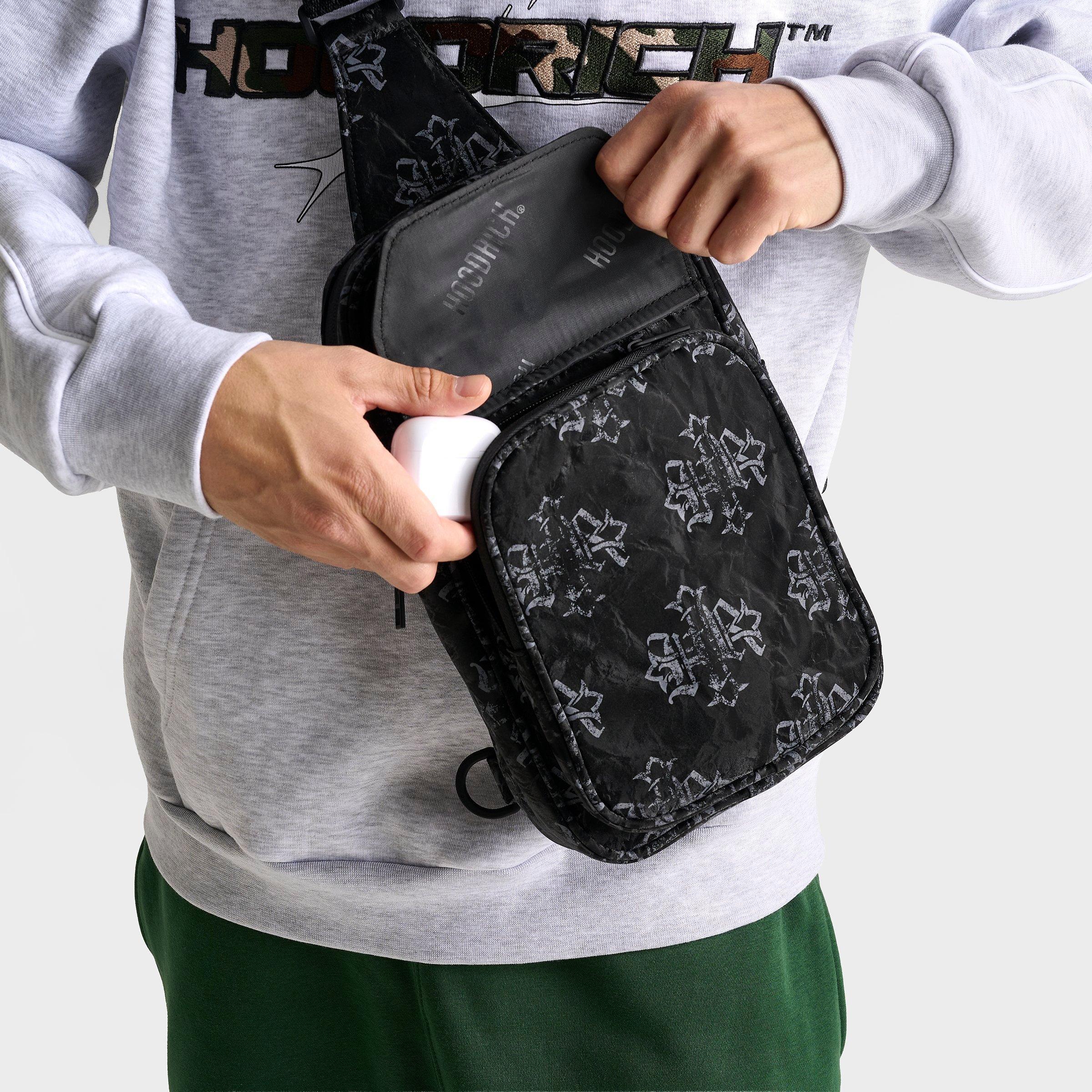 Hoodrich Virtux Crossbody Bag in Black/Silver