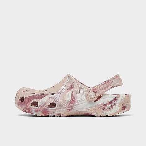 women's crocs classic marble clog shoes