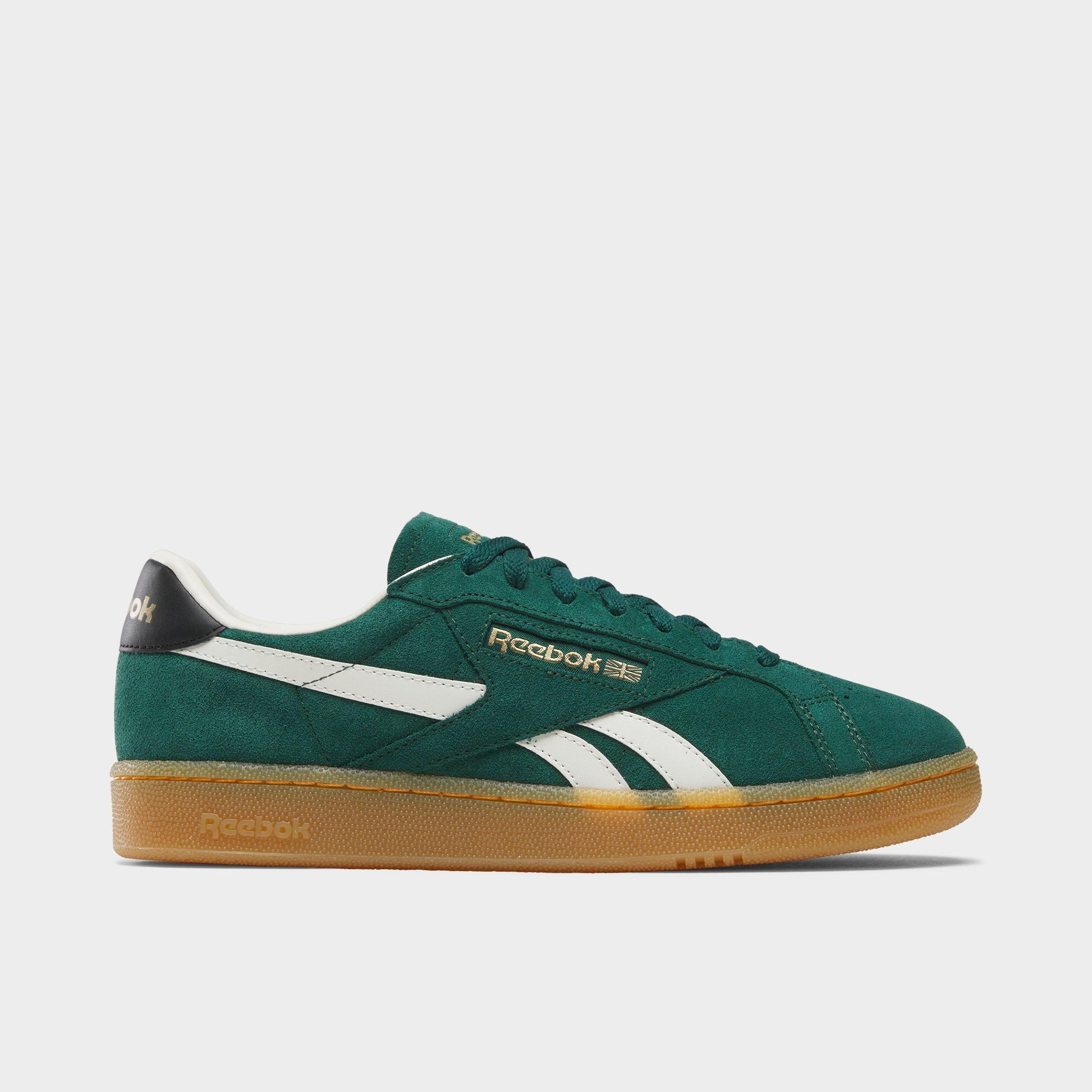 Reebok Men's Club C Grounds UK Casual Shoes in Collegiate Green/Black/Gum Size: 3.5