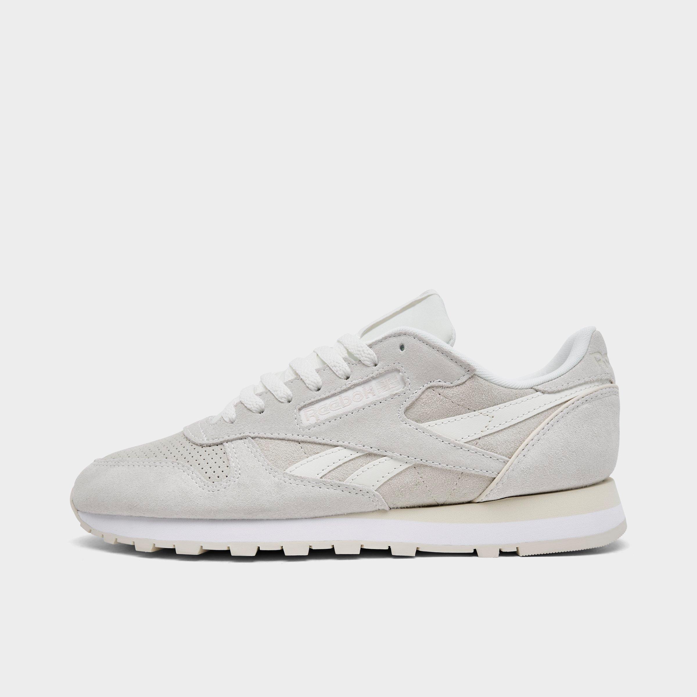 Reebok Men's Classic Leather Casual Shoes in Chalk/Sand/White Size: 9.5