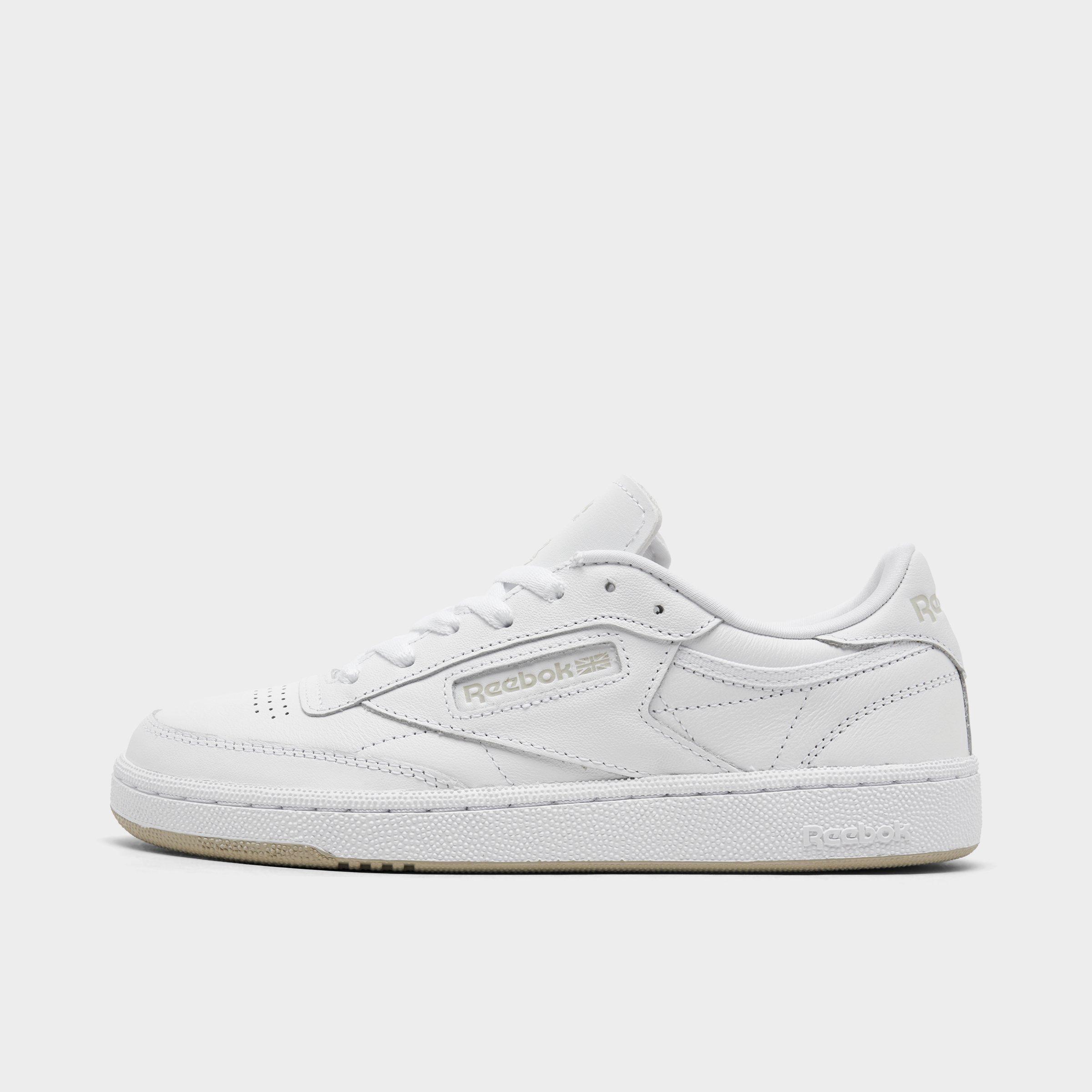 Reebok Women's Club C 85 Casual Shoes in White/Beige Size: 6.0