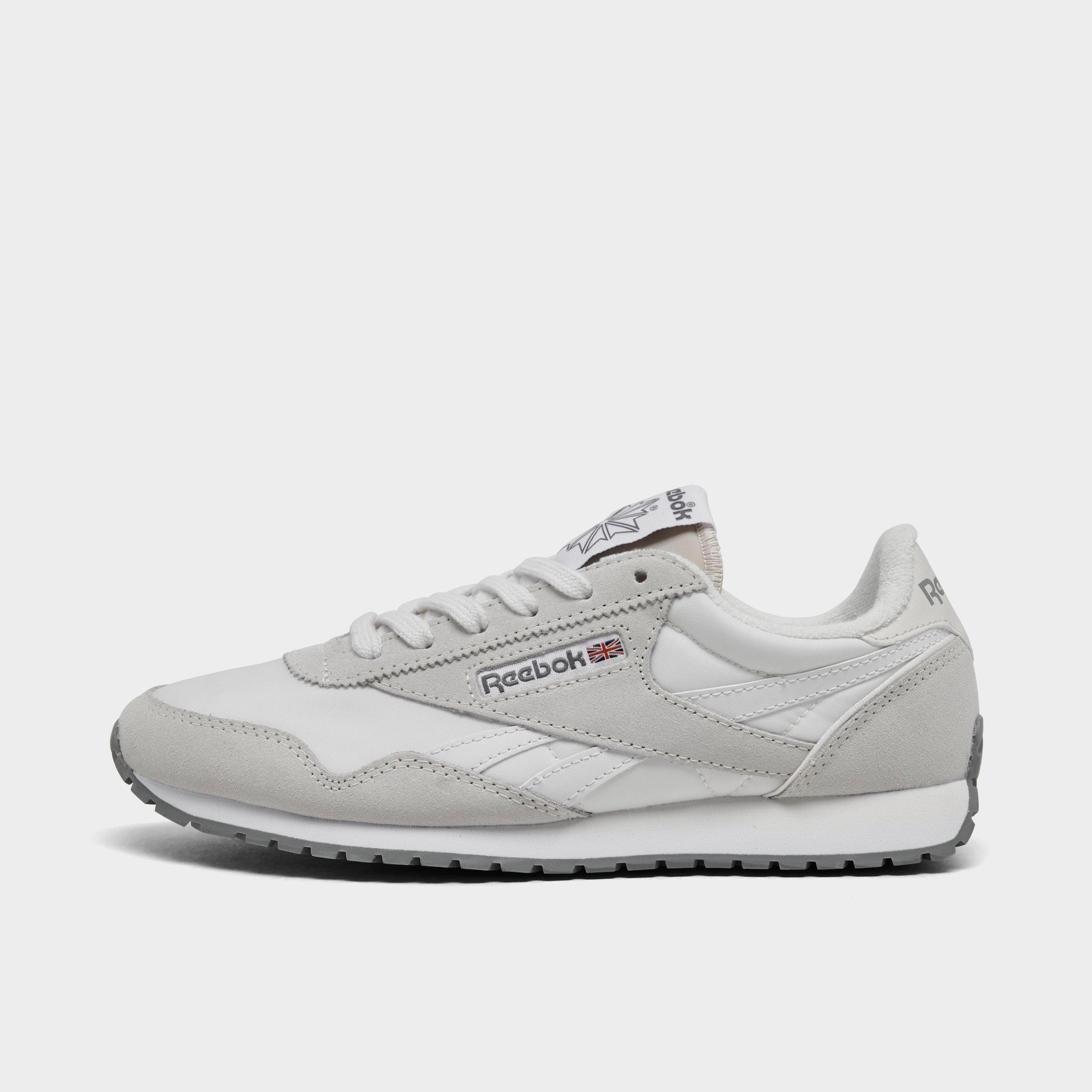 Reebok Women's Classic AZ Casual Shoes in Light Gray/White Size: 6.5