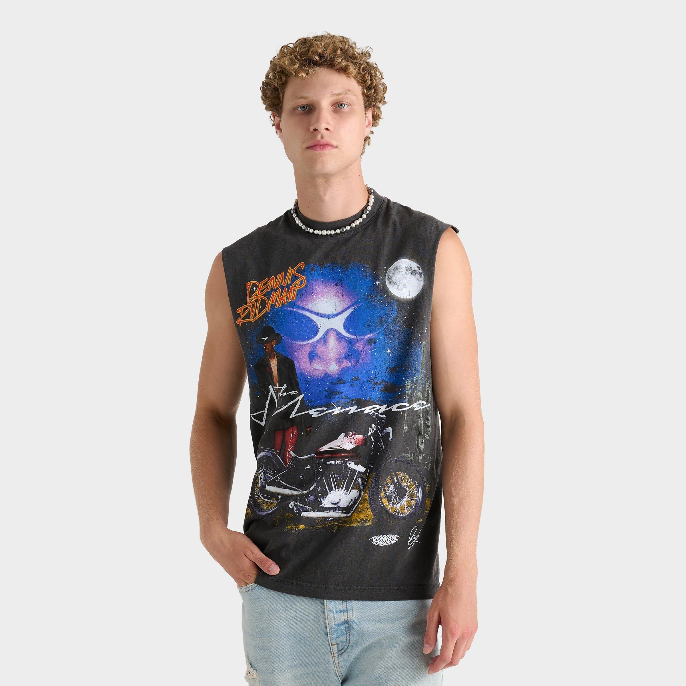 Dennis Rodman Desert Moon Graphic Sleeveless T-Shirt