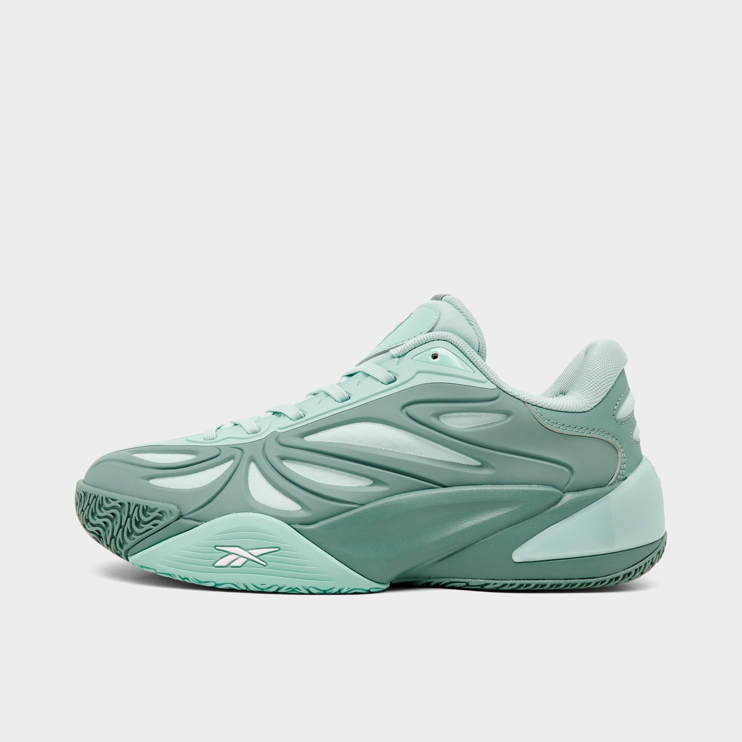 Reebok Womens Angel Reese 1 Basketball Shoes in Light Fog/Tranquil Size: 8.5