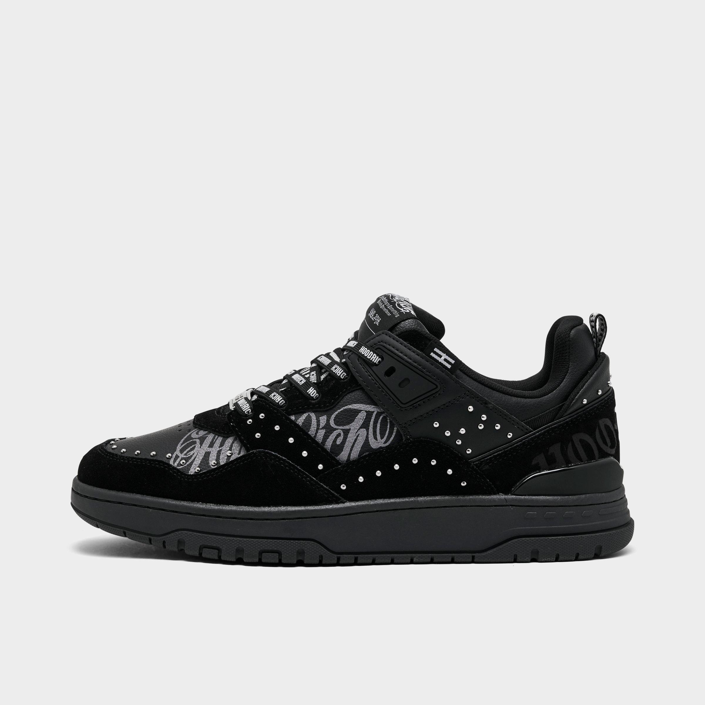Hoodrich Men's Recon Studded Casual Shoes in Black Size: 8.0