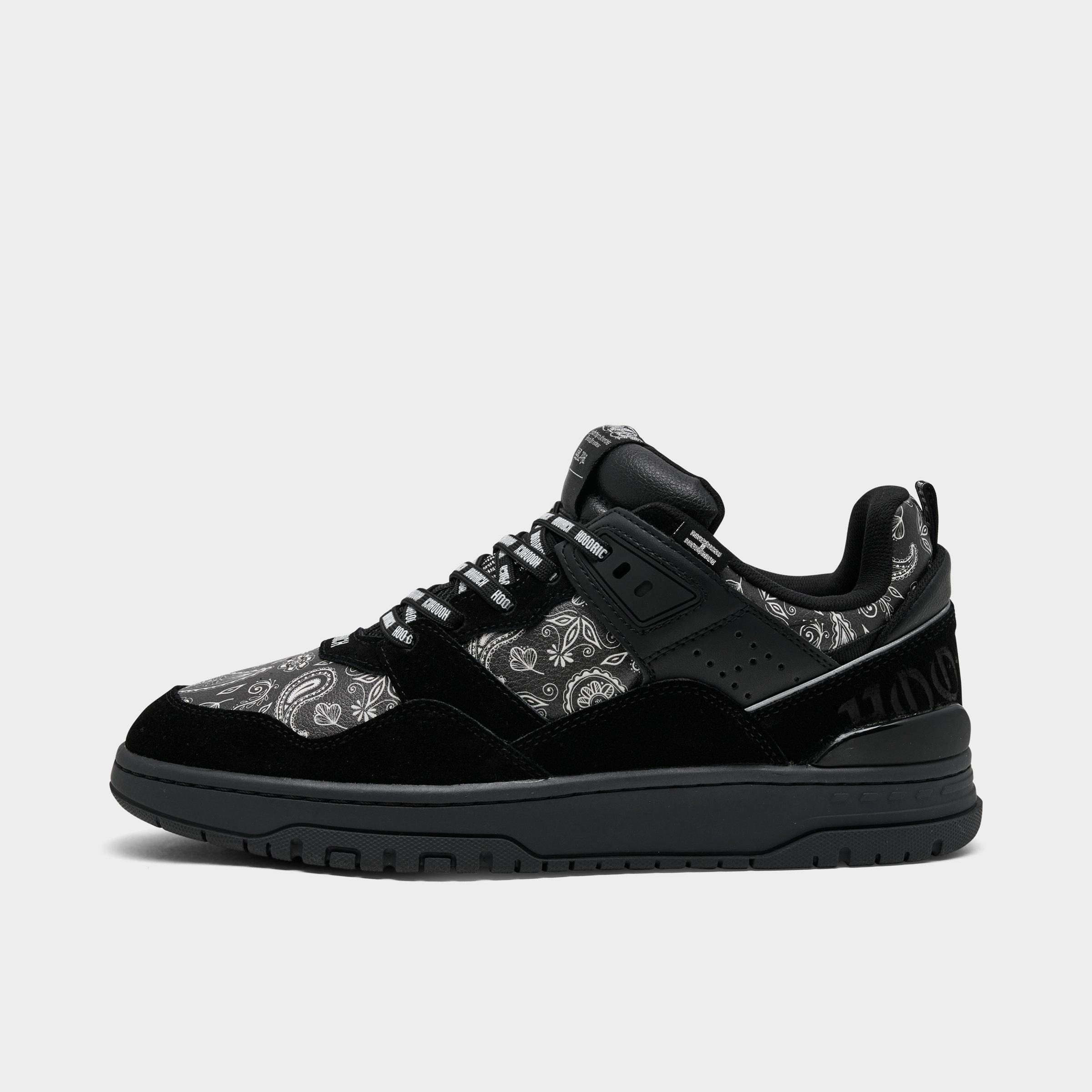 Hoodrich Men's Recon Paisley Casual Shoes in Black Size: 10.0