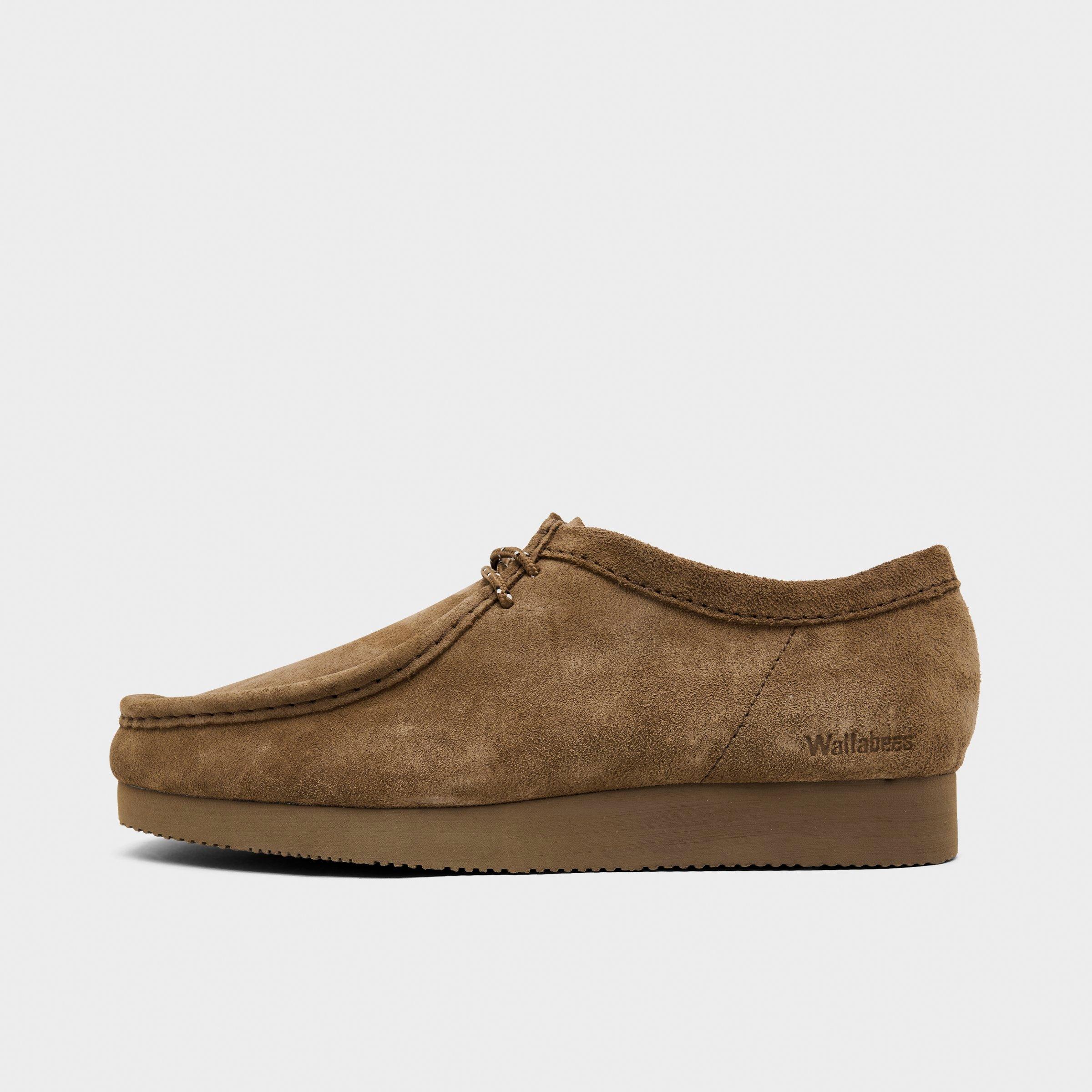 Clarks Men's Wallabee Lite Casual Shoes in Cola Suede Size: 8.5