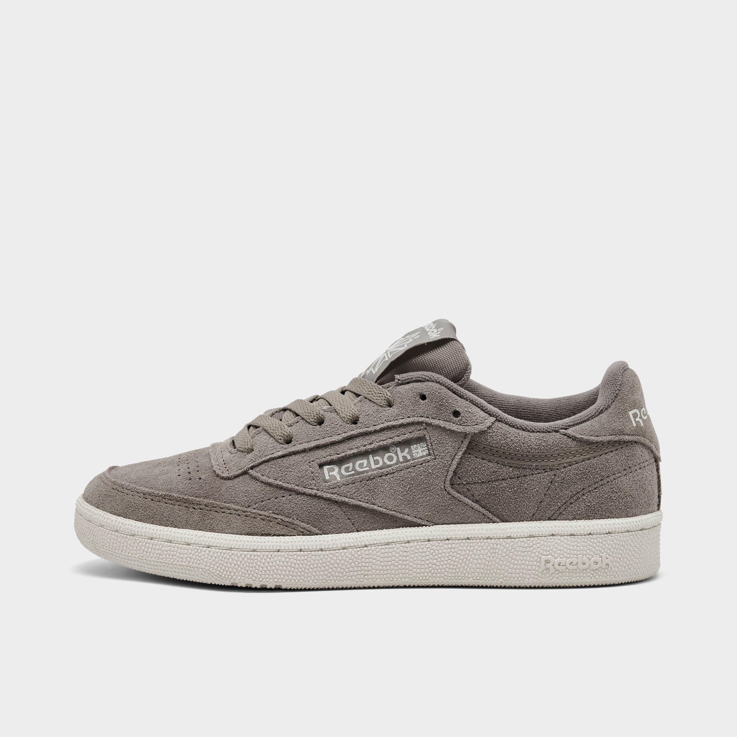Reebok Women's Club C Grounds UK Casual Shoes in Gritty Grey/Charcoal Size: 5.5