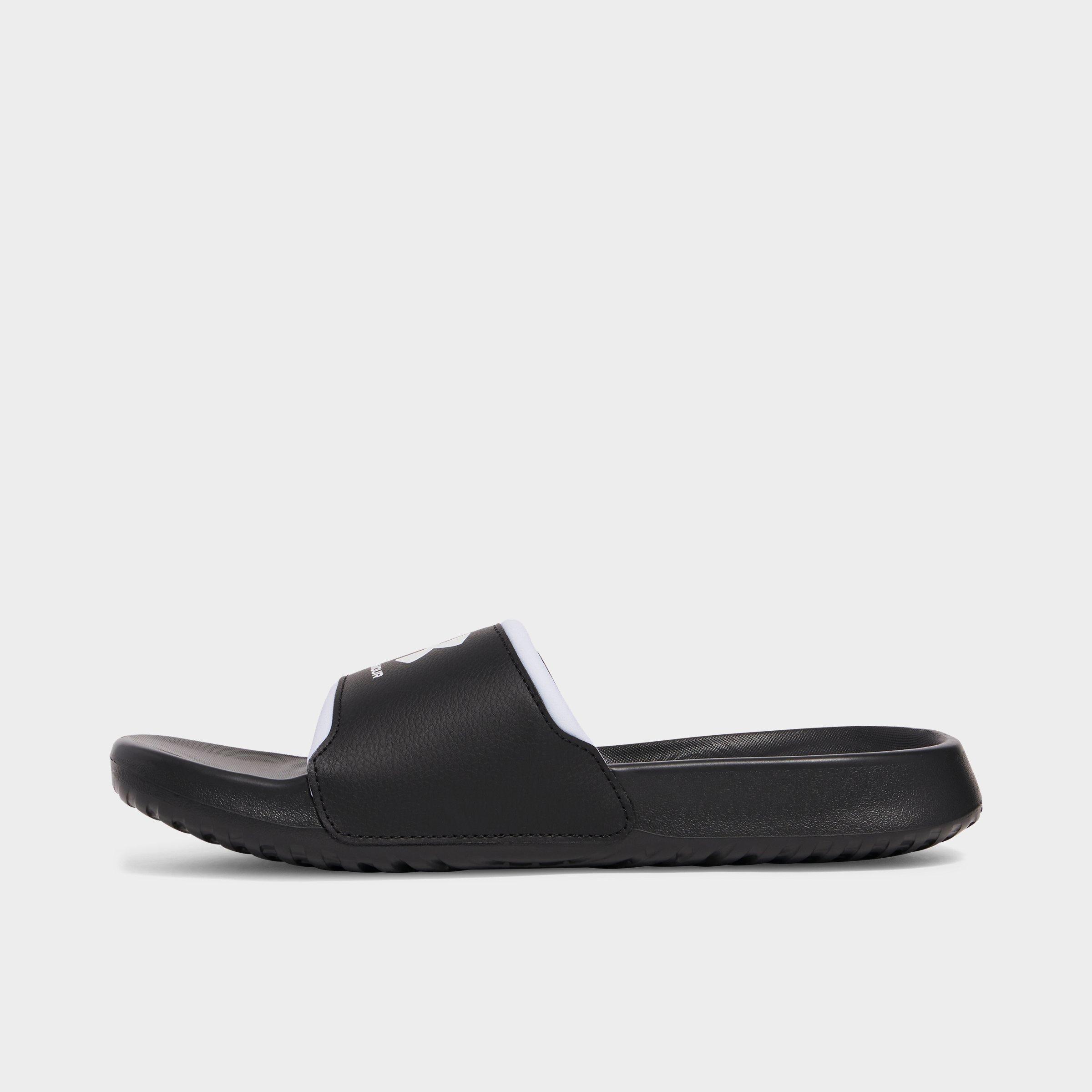 Under Armour Men's Ignite Select Slide Sandals in Black/White Size: 7